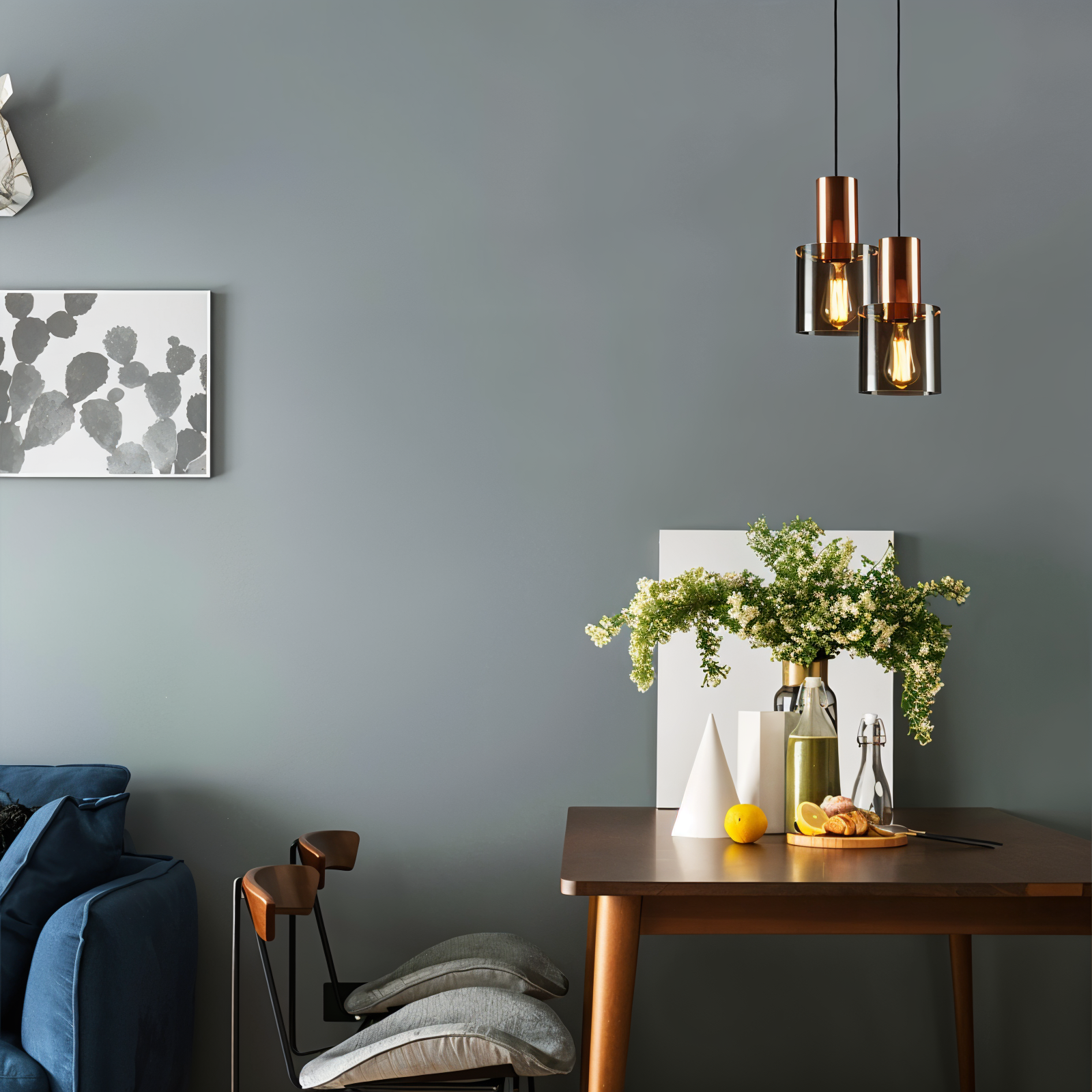 BottleLite Hängelampe -Moderne zylindrische LED-Pendelleuchte aus robustem Glas