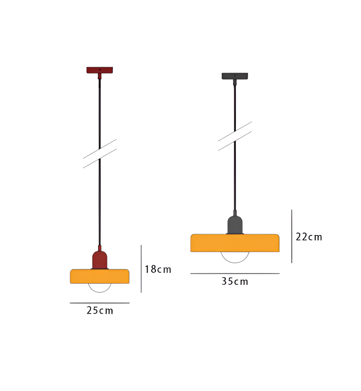 ChicChandelier – Bunte Hängelampe aus Glas, höhenverstellbar