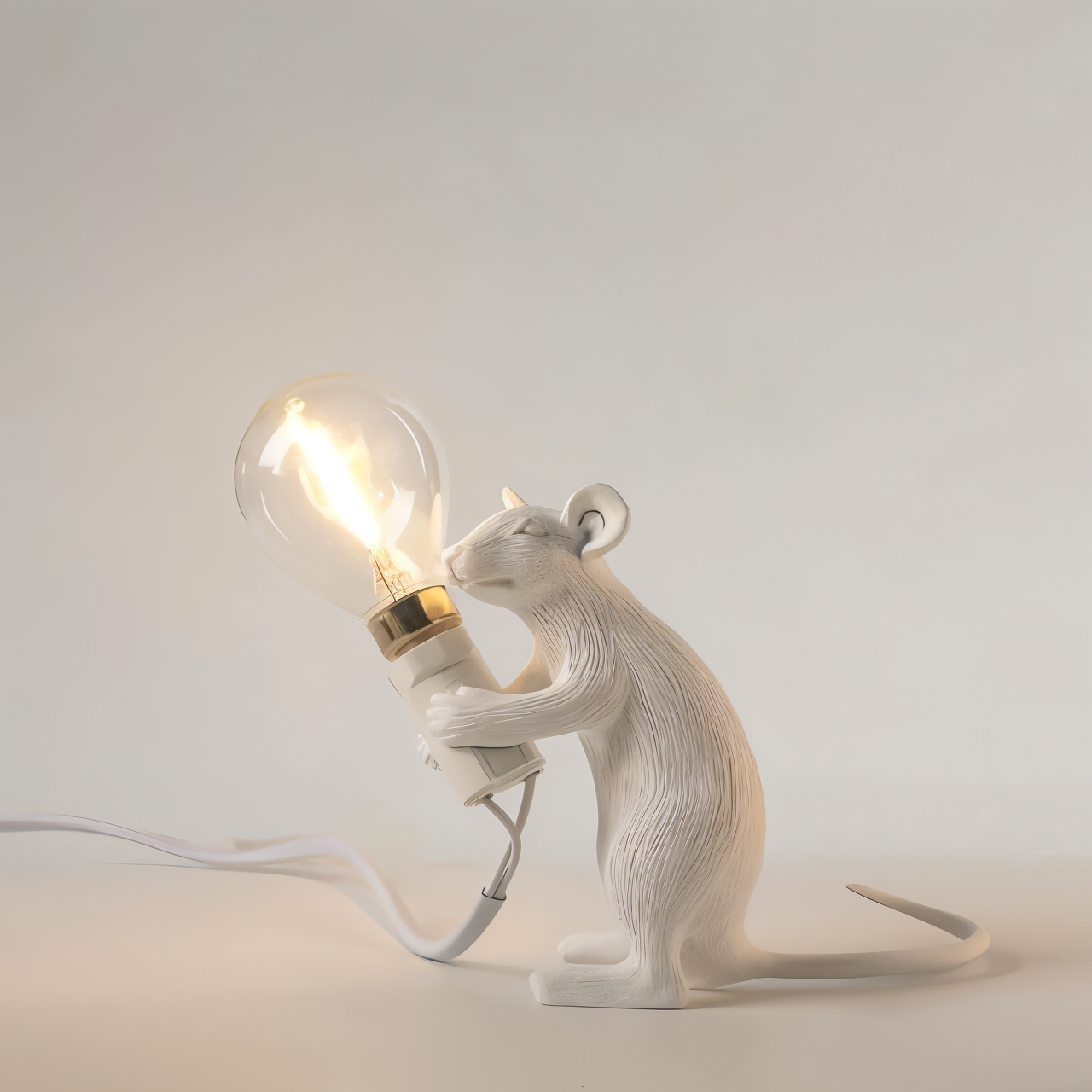 ChicMouse Tischlampe - Vintage Harz Schreibtischlampe