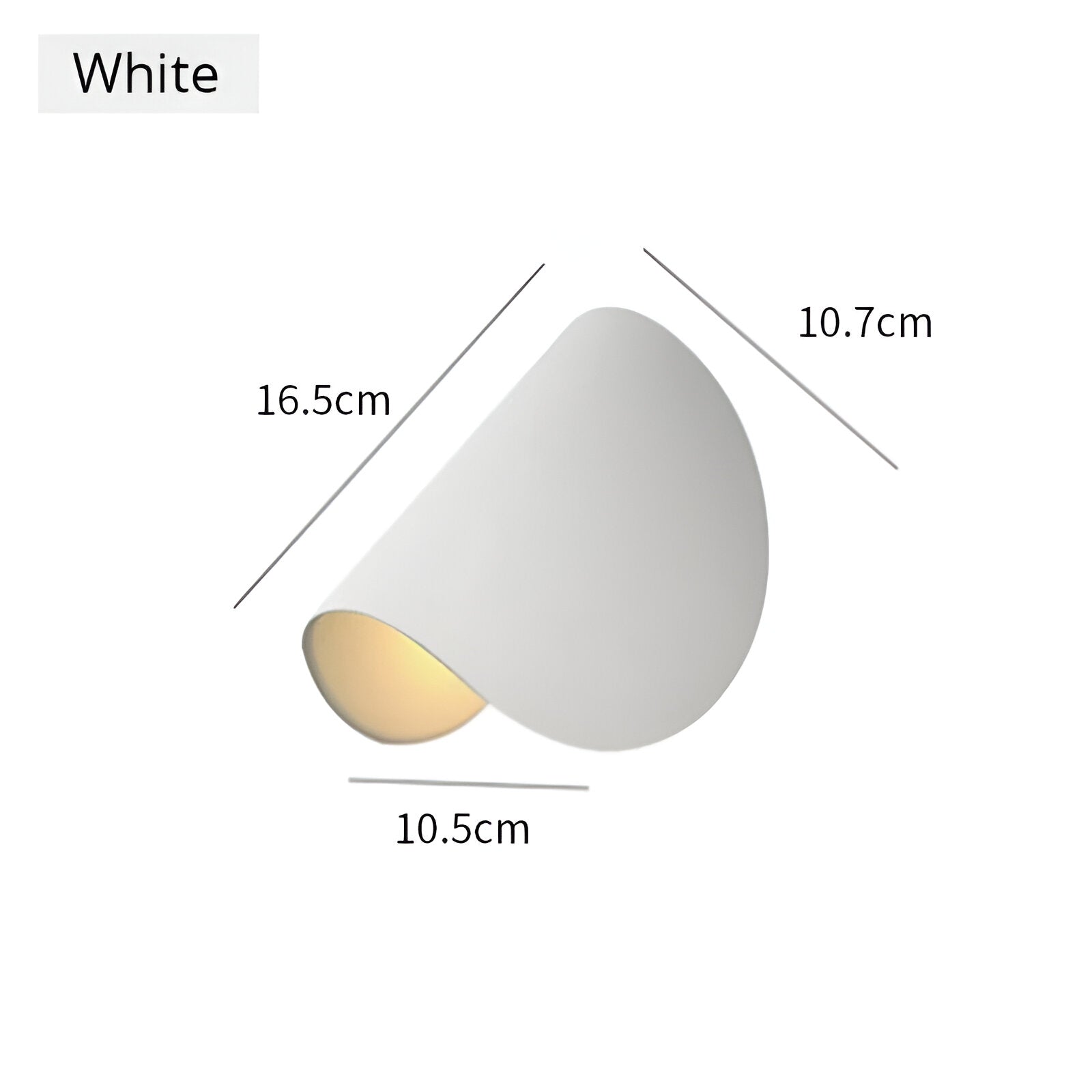 Twist Wandleuchte - Drehbare Wandleuchte aus Metall - Curve Wandleuchter