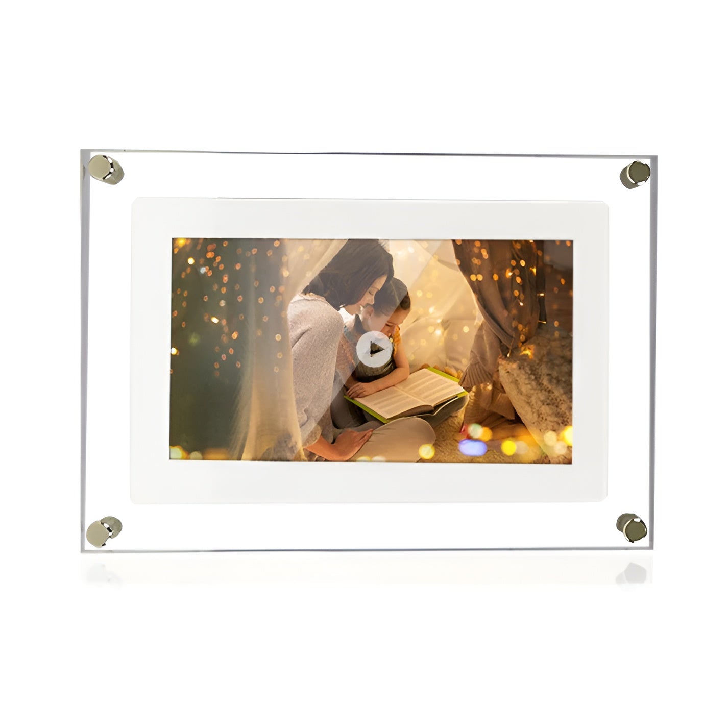 Crystal DigiFrame - Bewegungsfotorahmen aus Acryl mit Nahtloser Videowiedergabe