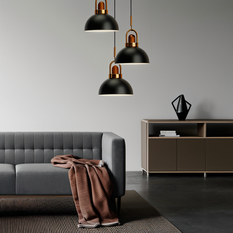 Nordische Deckenleuchten - Macaron LED Pendelleuchte aus Metall