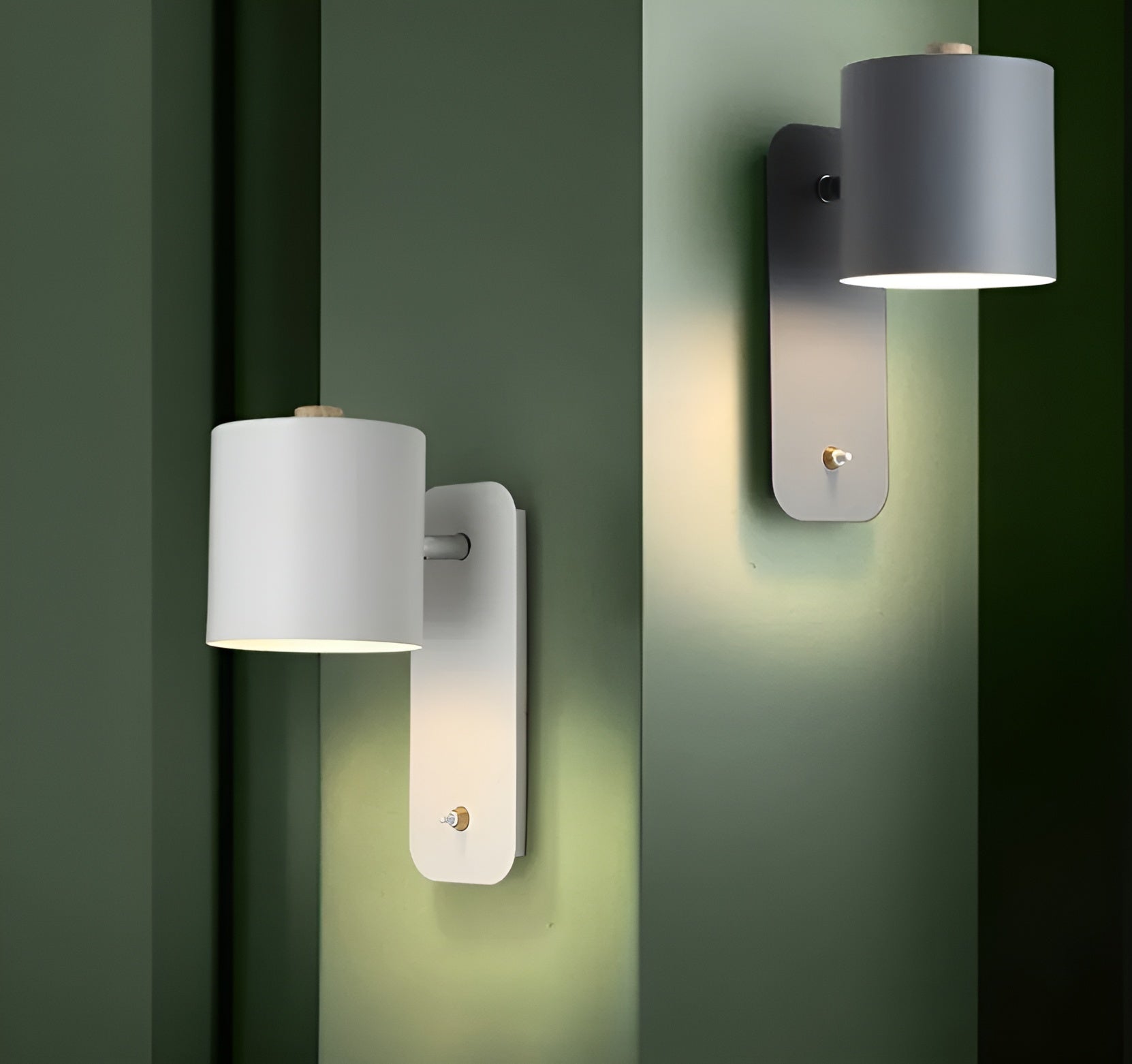 EasyPush WallLight - Drehbare Mini Cylinder LED Lampe