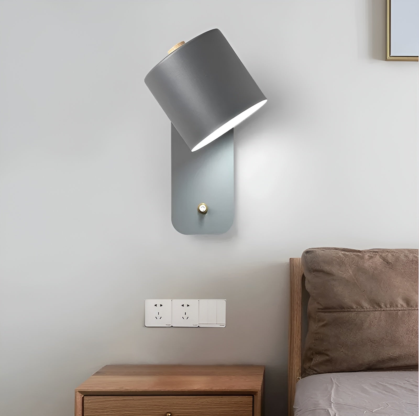EasyPush WallLight - Drehbare Mini Cylinder LED Lampe
