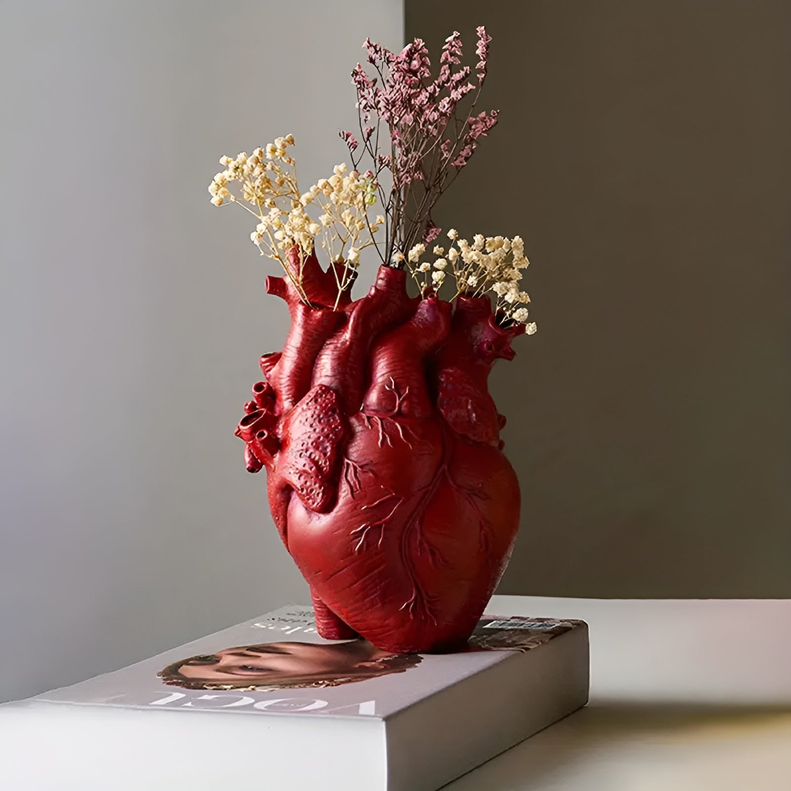 EcoHeart - Bambus & Holz Lebendige Vase in Herzform