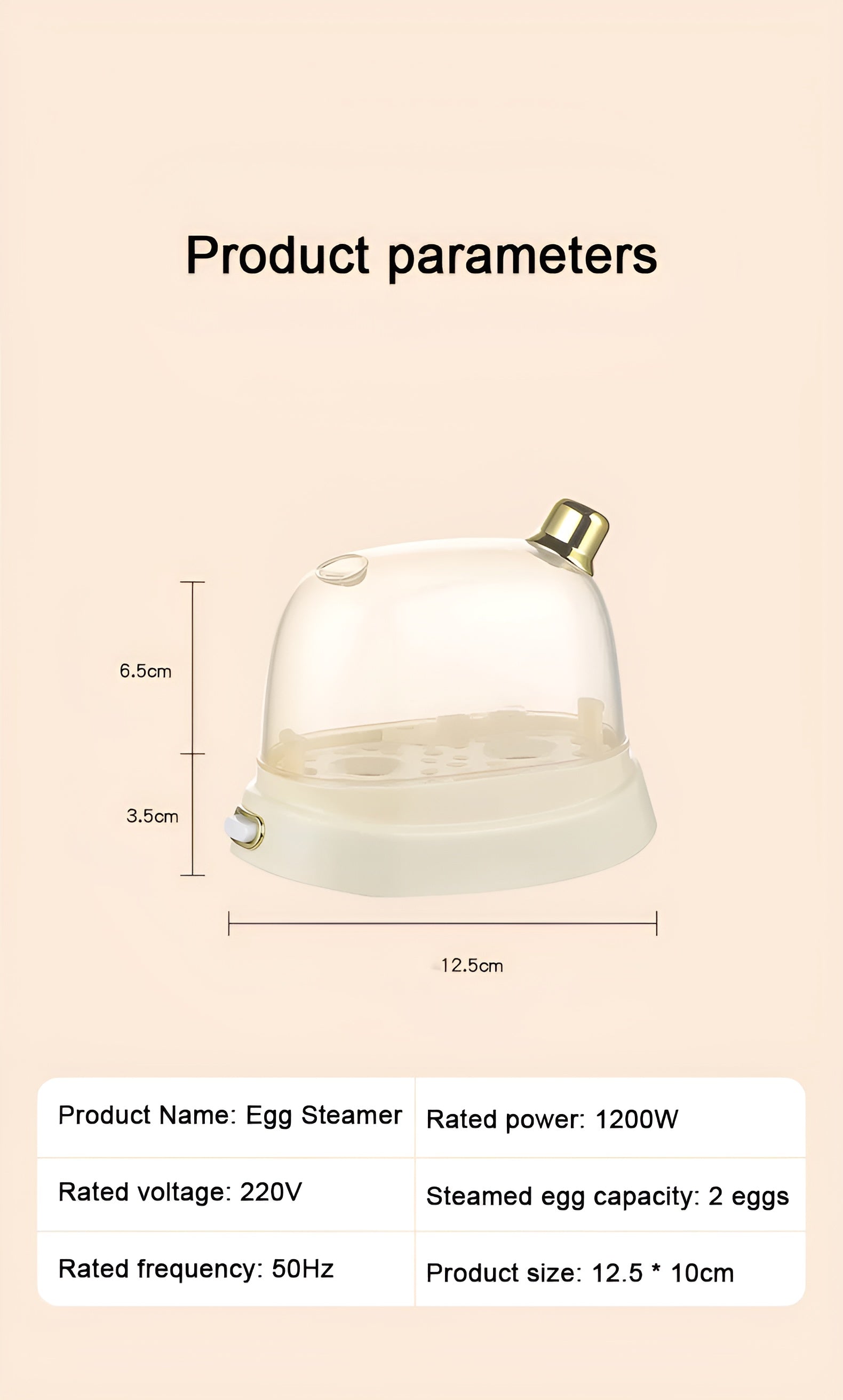 Kleiner Eierkocher - Eierkocher für Zuhause - Schnelles und einfaches Eierkochen