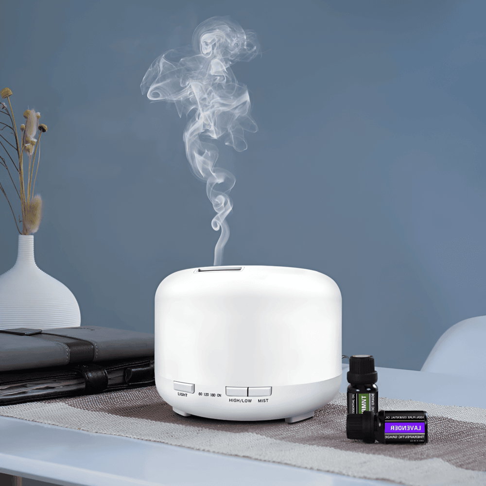 Farbenfroher Aroma-Diffuser mit Bluetooth-Lautsprecher und Luftbefeuchter-Funktion