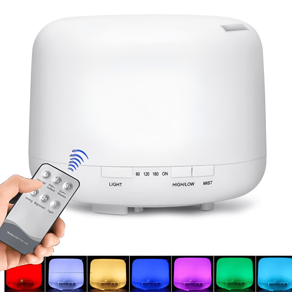 Farbenfroher Aroma-Diffuser mit Bluetooth-Lautsprecher und Luftbefeuchter-Funktion