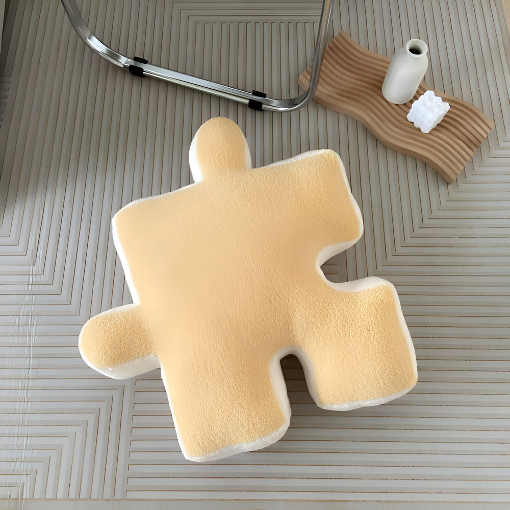 Farbenfrohes 3D Puzzle Kissen - Interaktives Stoffspielzeug für Kinder und Erwachsene