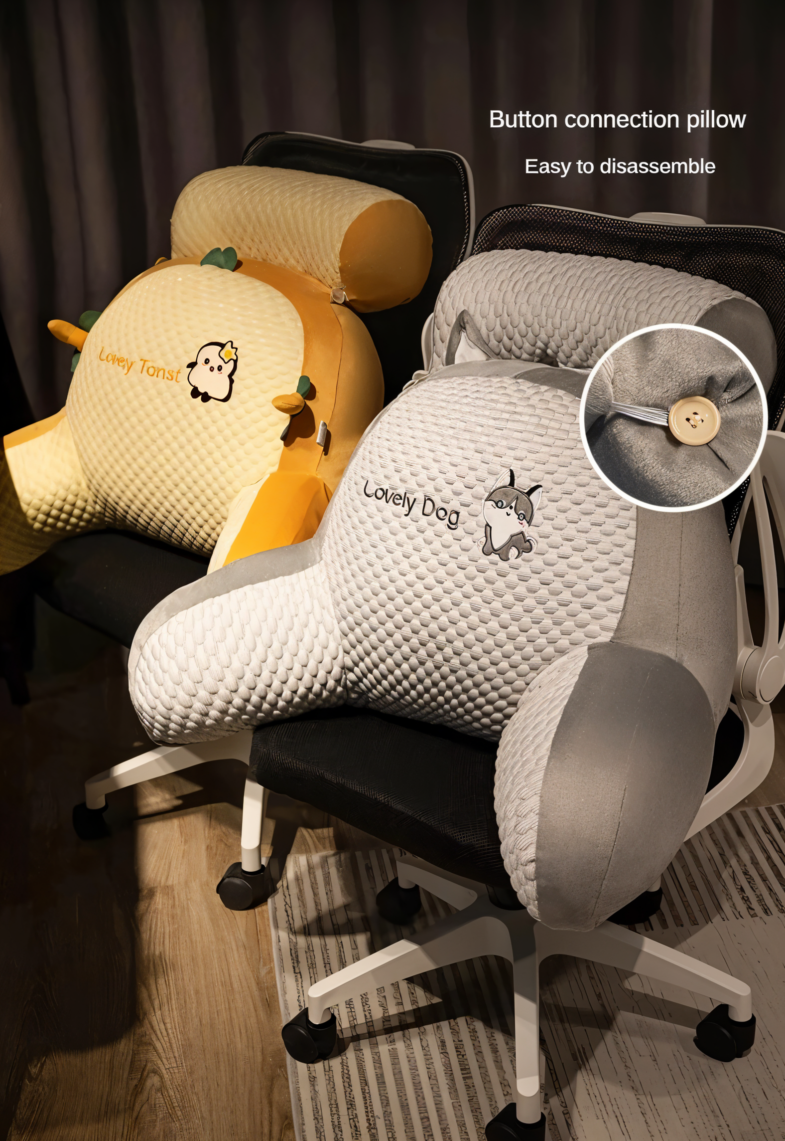 FlexCush - Ergonomisches Taillenkissen - Multifunktionales Plüschkissen für Ultimative Entspannung