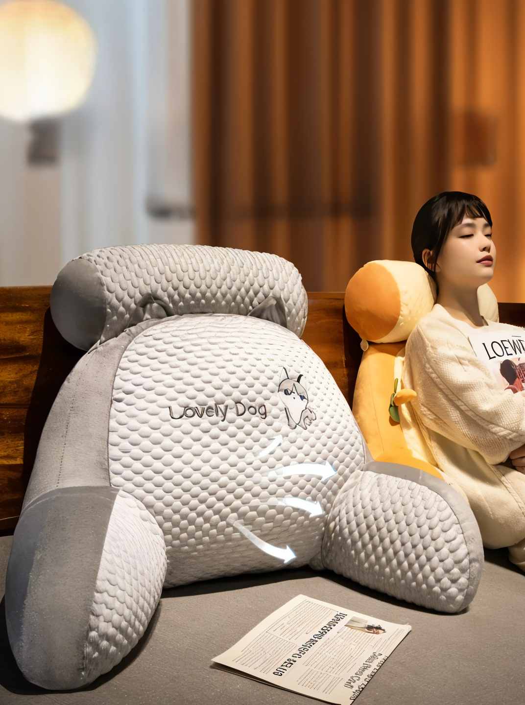 FlexCush - Ergonomisches Taillenkissen - Multifunktionales Plüschkissen für Ultimative Entspannung