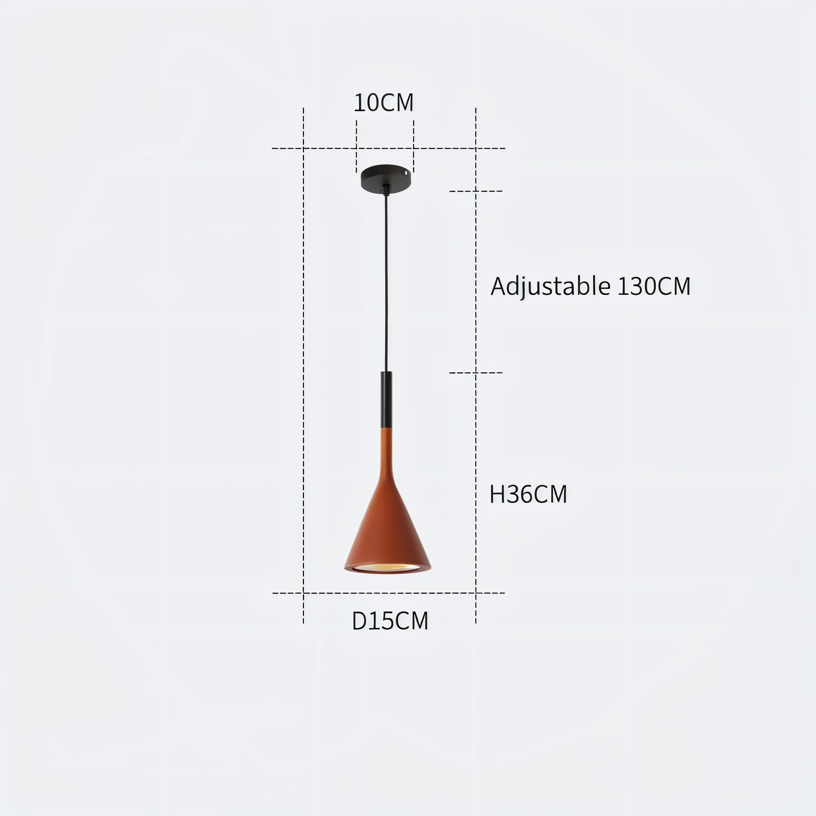 Moderne Konische Pendelleuchte - Nordische Deckenleuchte