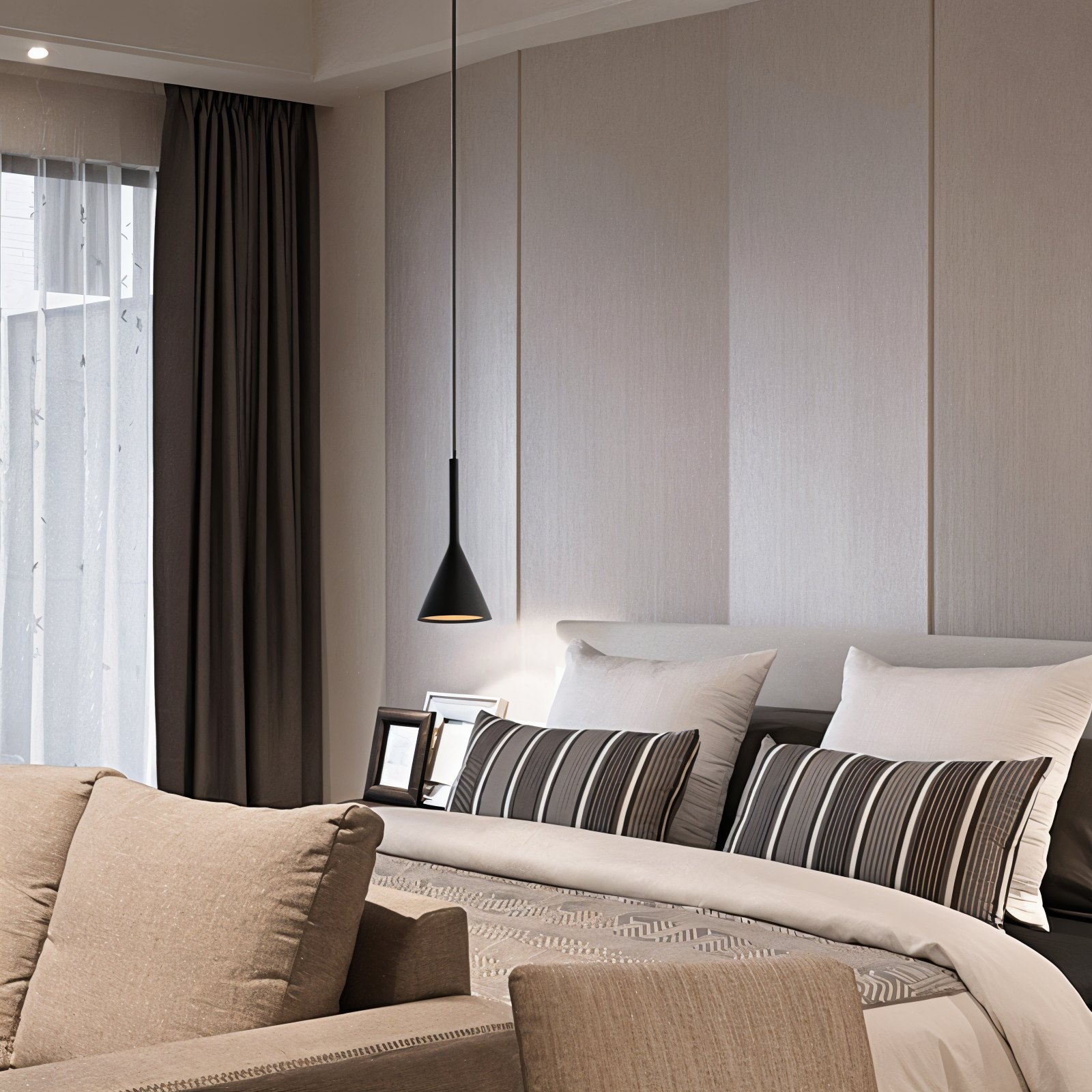 Moderne Konische Pendelleuchte - Nordische Deckenleuchte