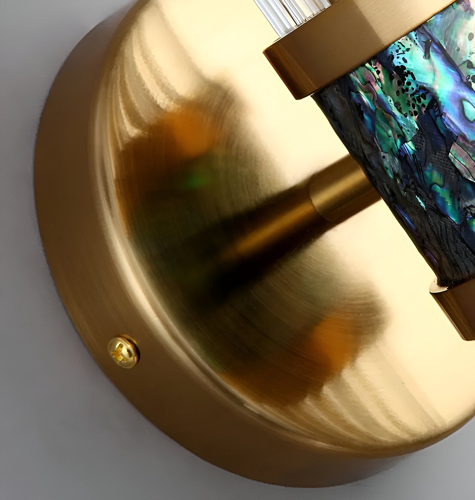 Luxuriöse Goldkristall Wandleuchte - Moderne Gerippte Wandlampe - E14 Wandleuchten LED