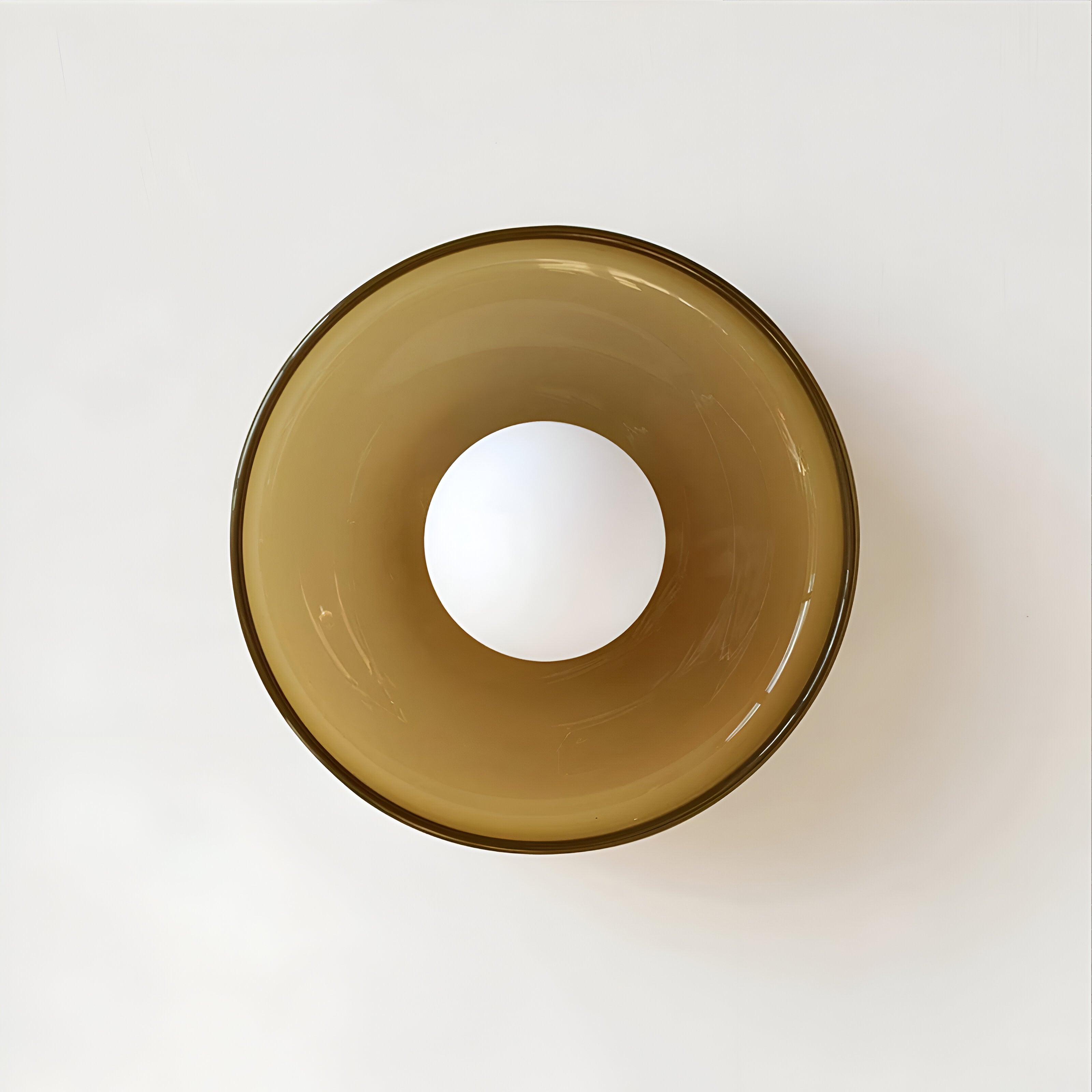 OrangeBeam Nordische Deckenleuchte- Halbbündige Deckenleuchten aus Glas