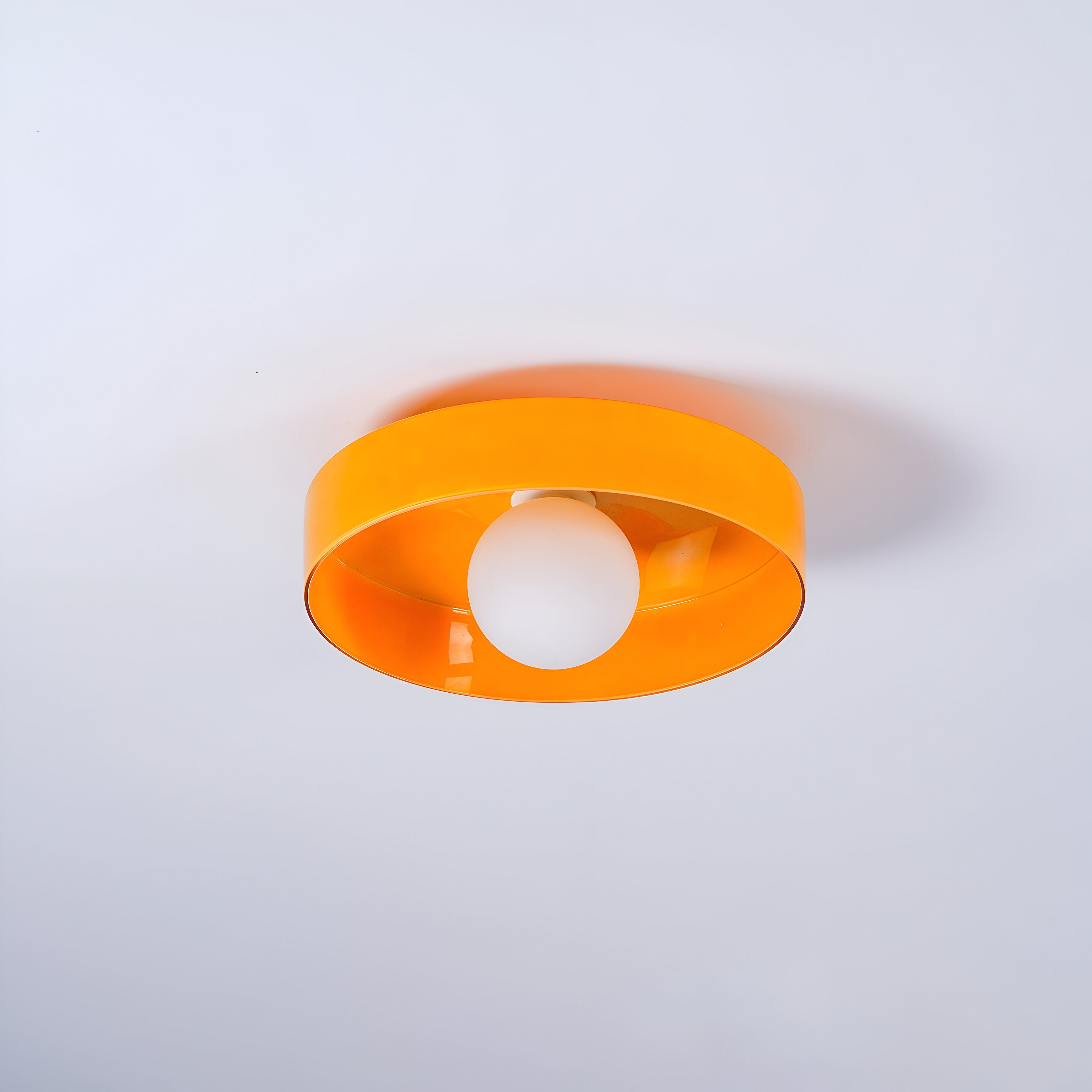 OrangeBeam Nordische Deckenleuchte- Halbbündige Deckenleuchten aus Glas