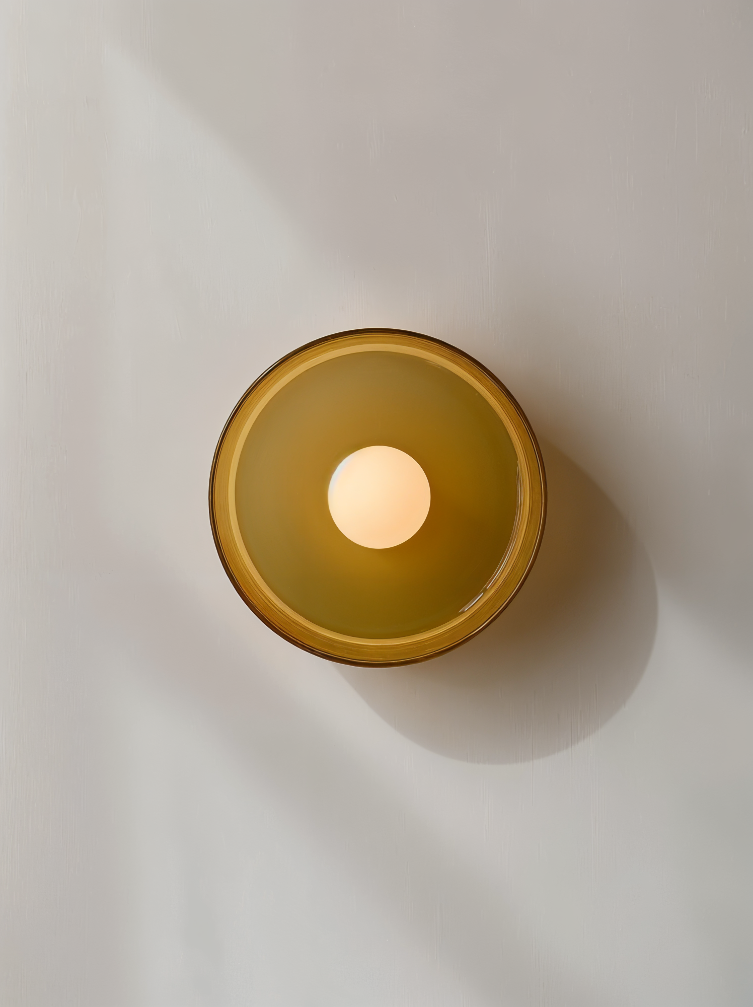 OrangeBeam Nordische Deckenleuchte- Halbbündige Deckenleuchten aus Glas