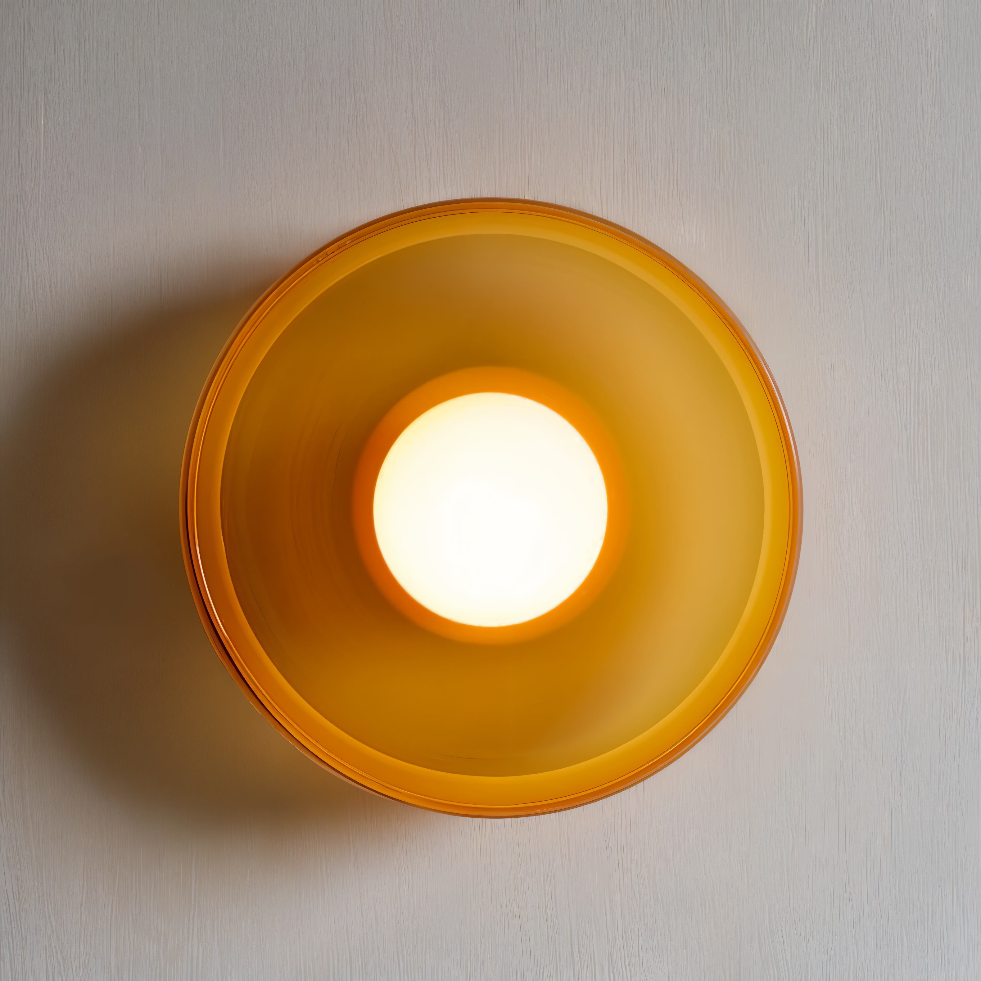 OrangeBeam Nordische Deckenleuchte- Halbbündige Deckenleuchten aus Glas