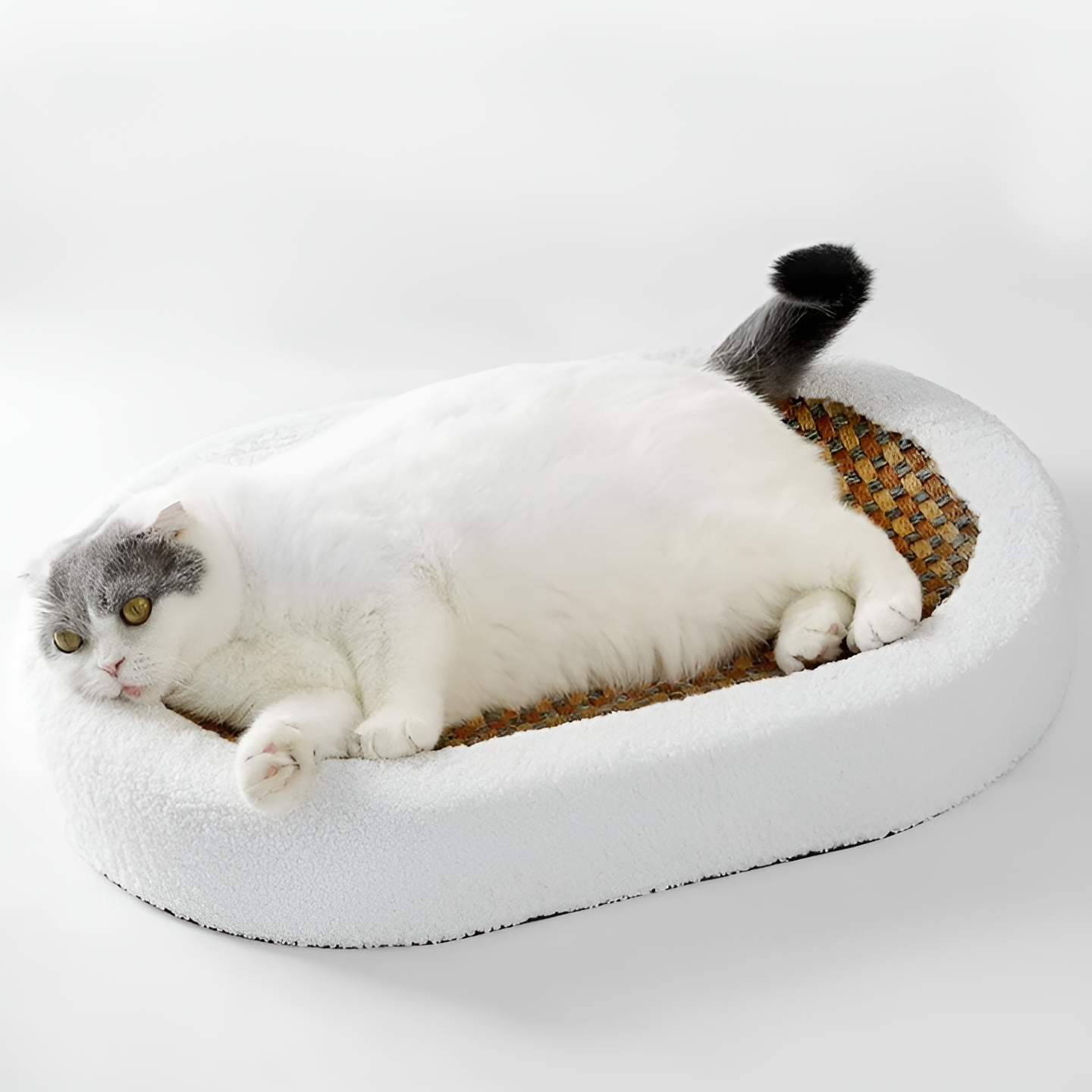 ScratchBed - Luxuriöses Plüsch-Katzenbett mit kratzbarer Oberfläche