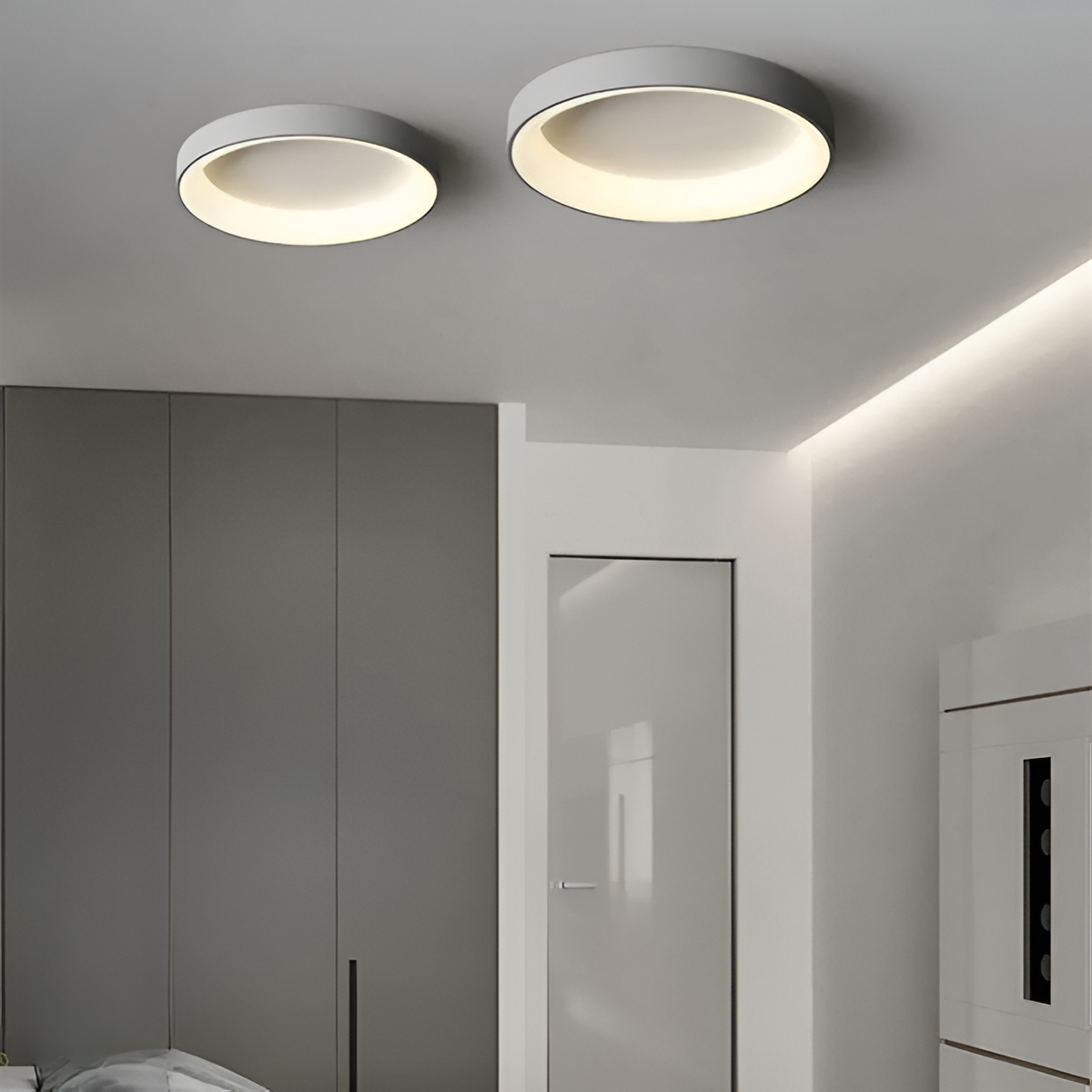 Halo Shine - Runde LED-Deckenleuchte - Deckenanbauleuchte