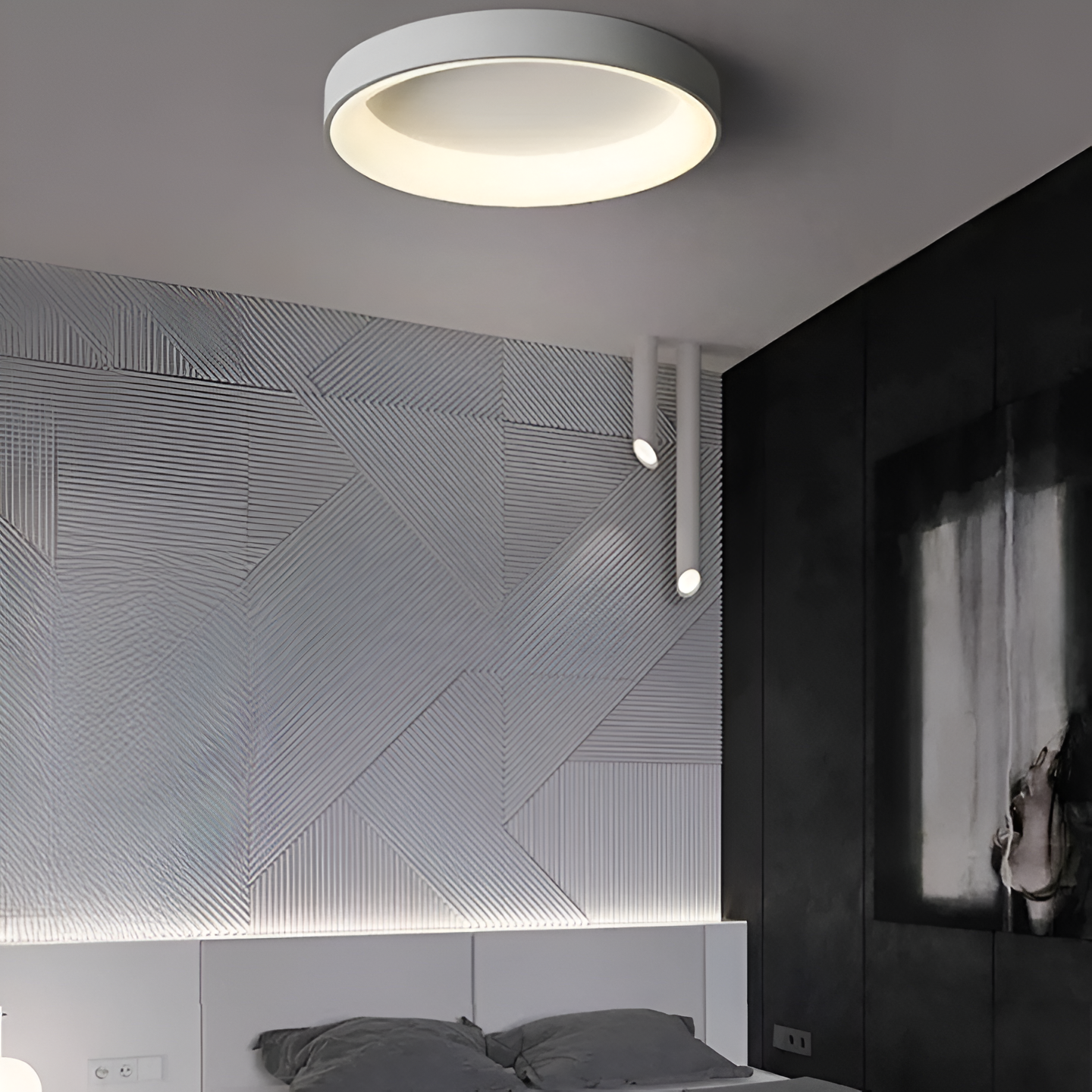 Halo Shine - Runde LED-Deckenleuchte - Deckenanbauleuchte