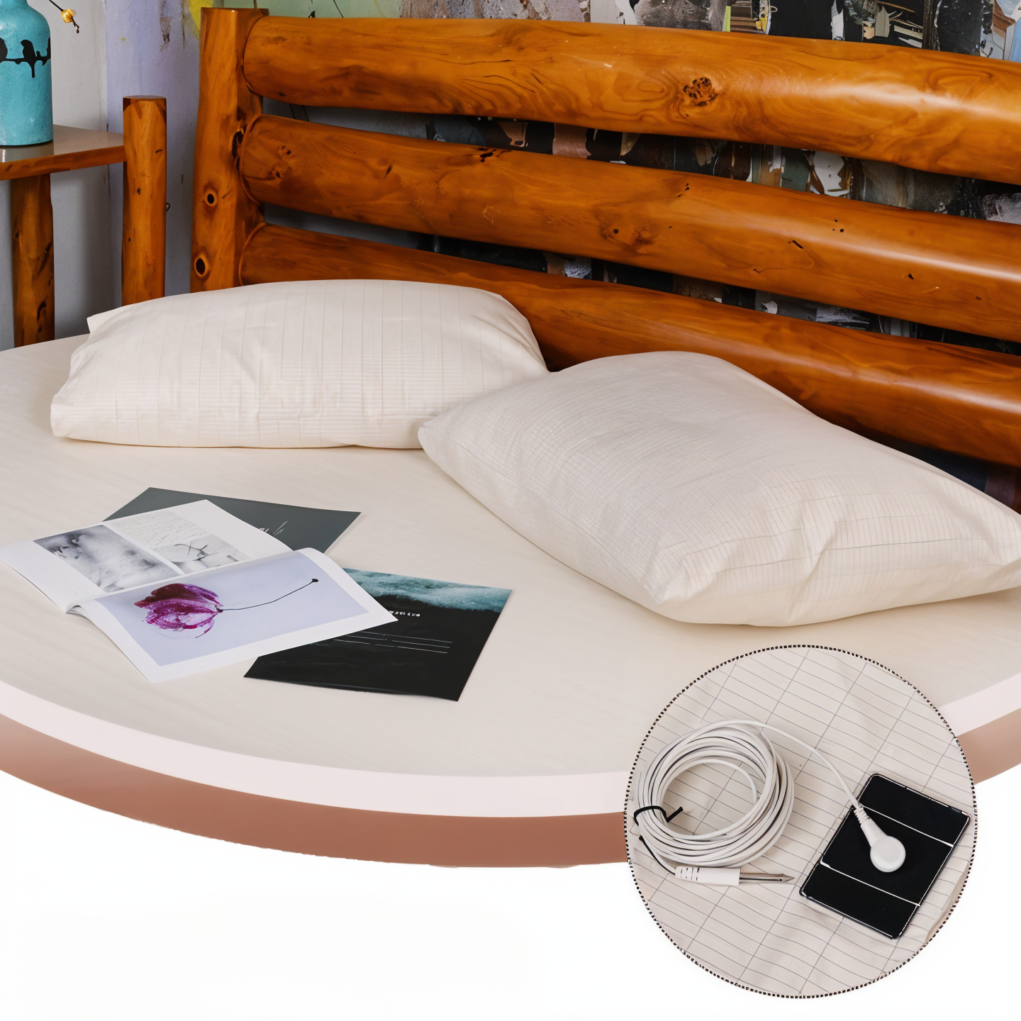 Hochwertiges Leitfähiges Erdungslaken - Geerdetes Spannbetttuch - Einzel-/Doppel-Erdungsspannbetttuch