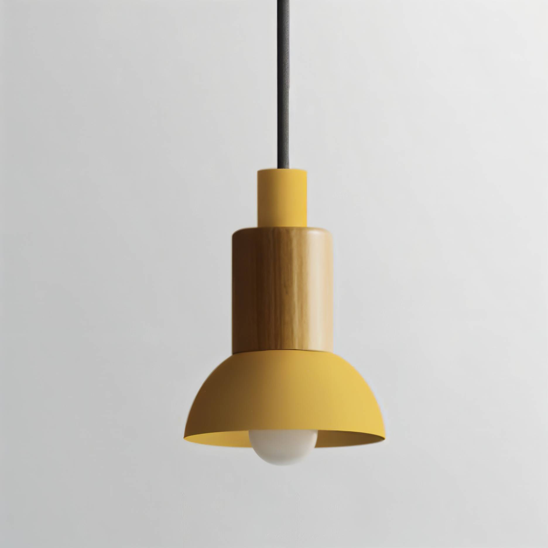 HueDrop Pendelleuchte - Bunte Scheibe, Trommel und Kuppel Makrone Hängelampe