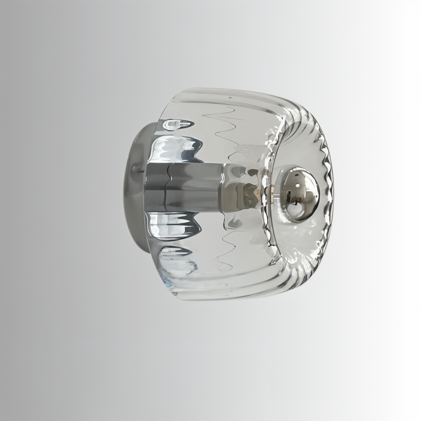 KnobRay Wandleuchte - Gerippte Glaswandleuchte - Bauhaus Wandlampe