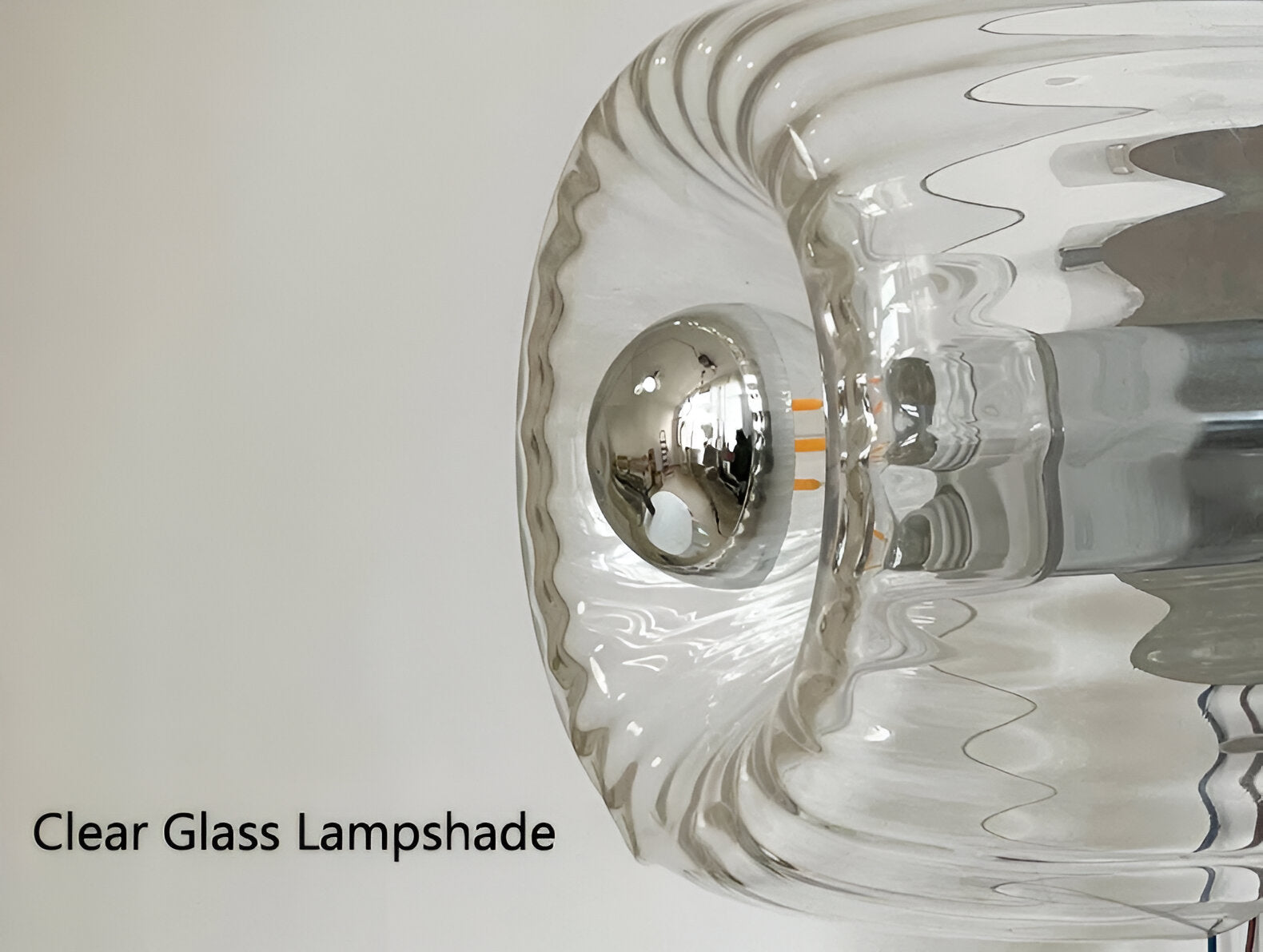 KnobRay Wandleuchte - Gerippte Glaswandleuchte - Bauhaus Wandlampe