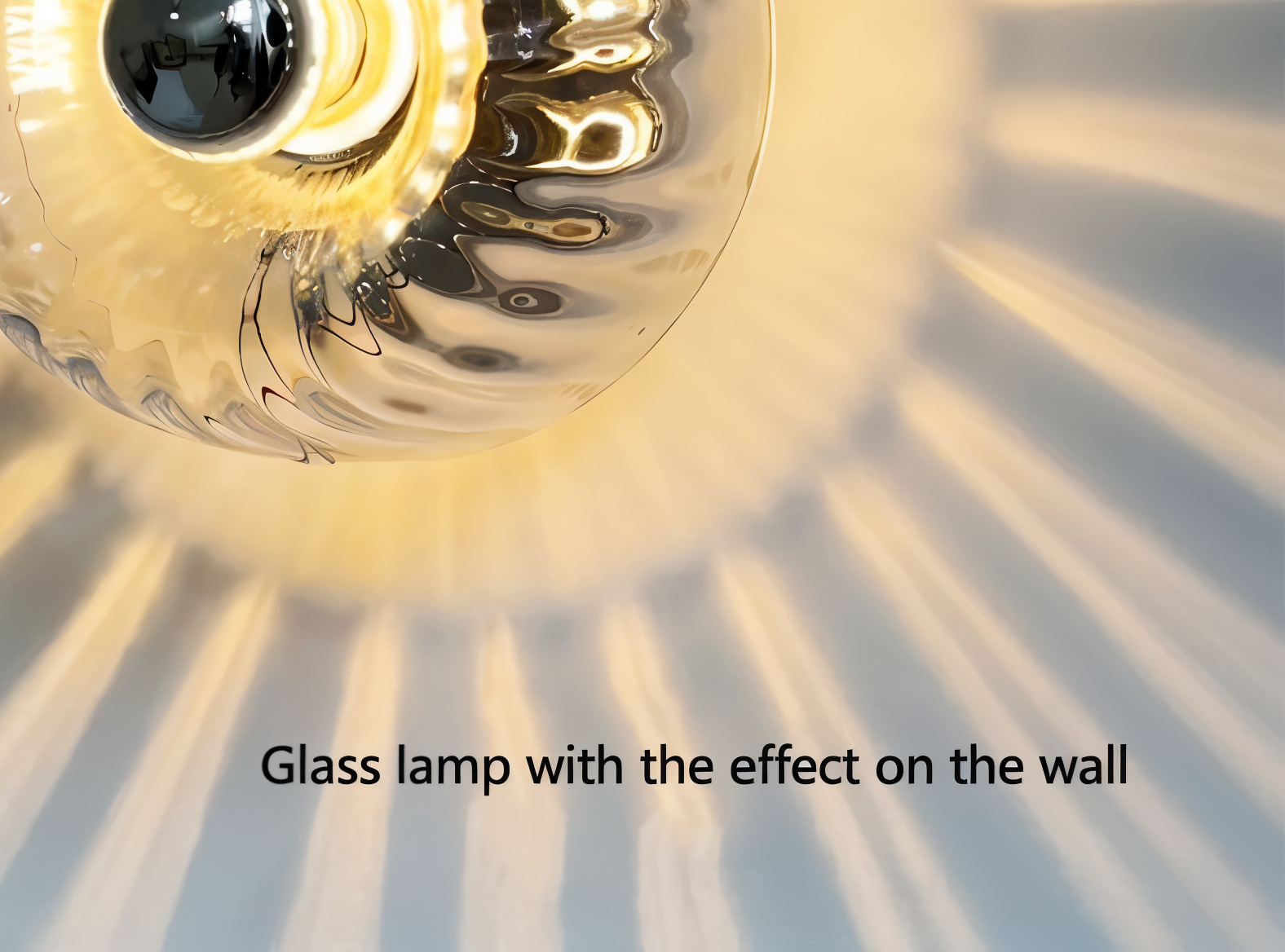 KnobRay Wandleuchte - Gerippte Glaswandleuchte - Bauhaus Wandlampe