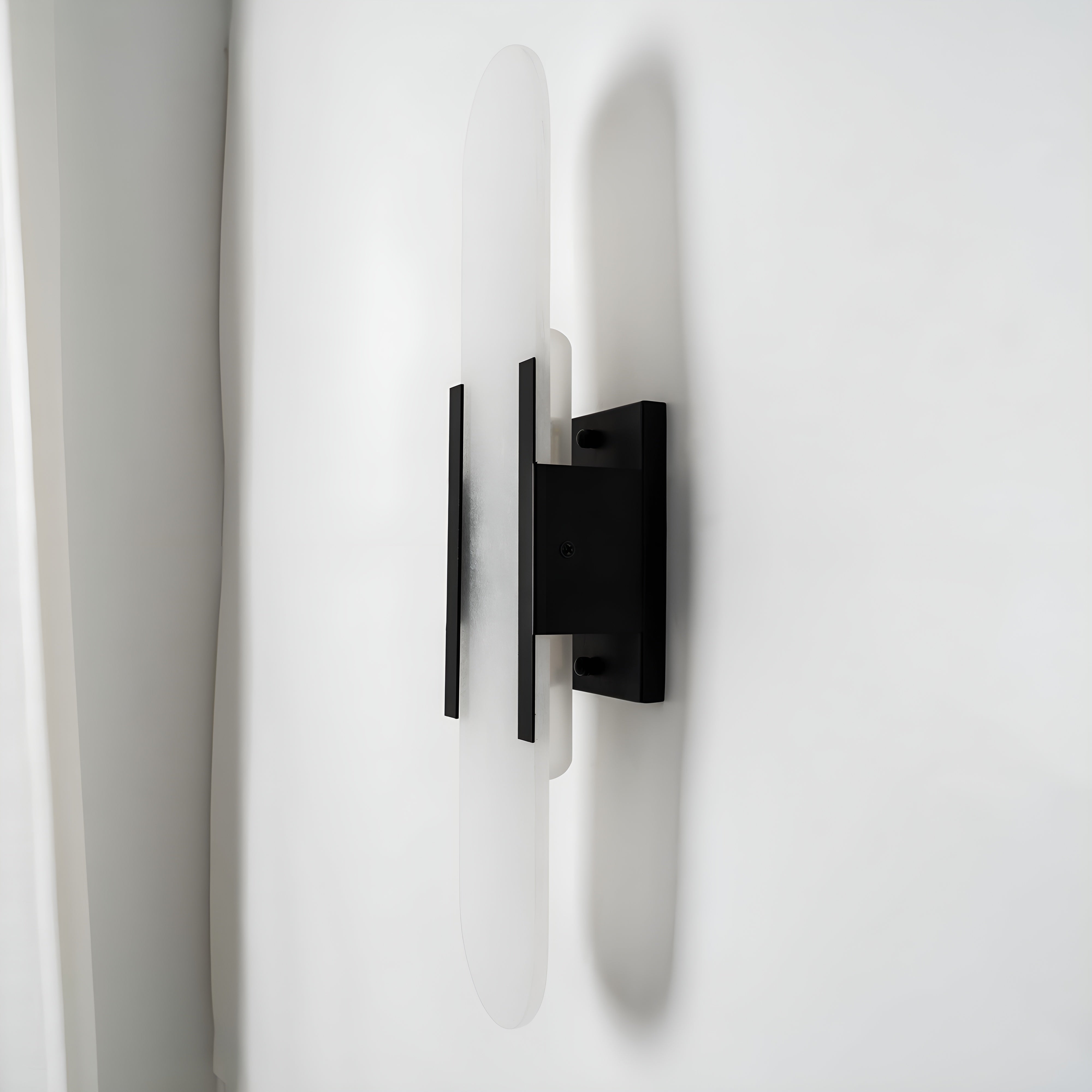 Lavish Alabaster Wandleuchte - Moderne Kupfer-Wandleuchte - LED-Wandleuchter