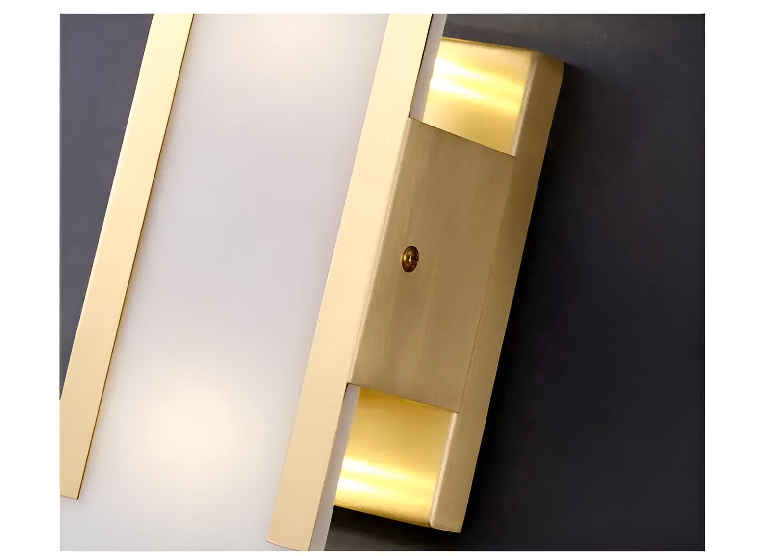 Lavish Alabaster Wandleuchte - Moderne Kupfer-Wandleuchte - LED-Wandleuchter