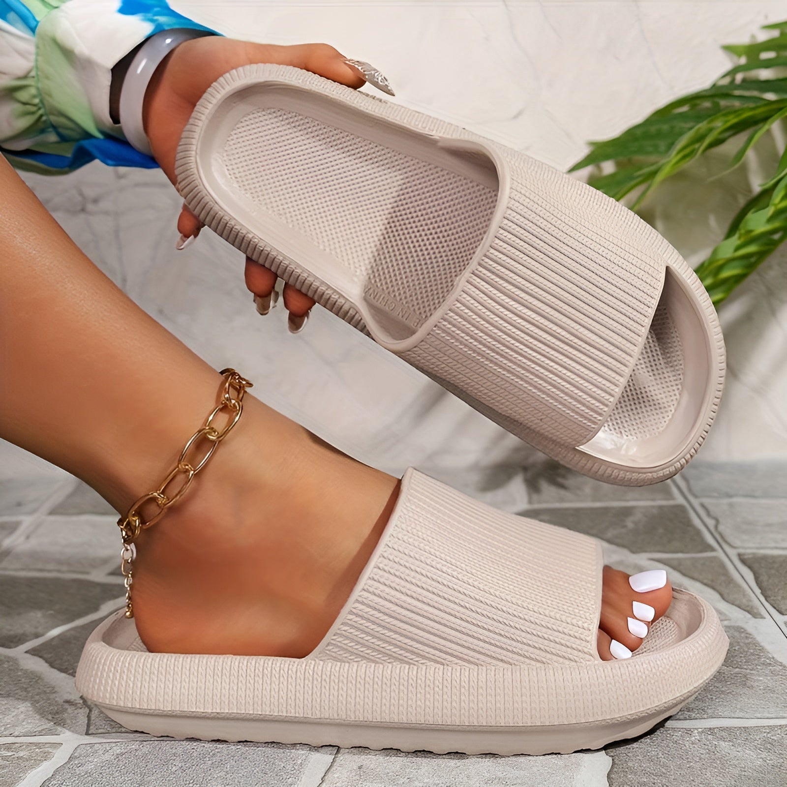Lilly - Ergonomische, Rutschfeste Cloud-Cushion-Sandalen für Frauen