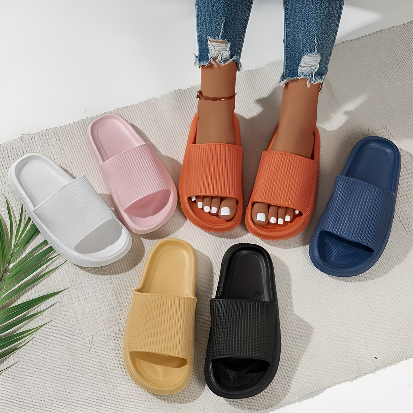 Lilly - Ergonomische, Rutschfeste Cloud-Cushion-Sandalen für Frauen