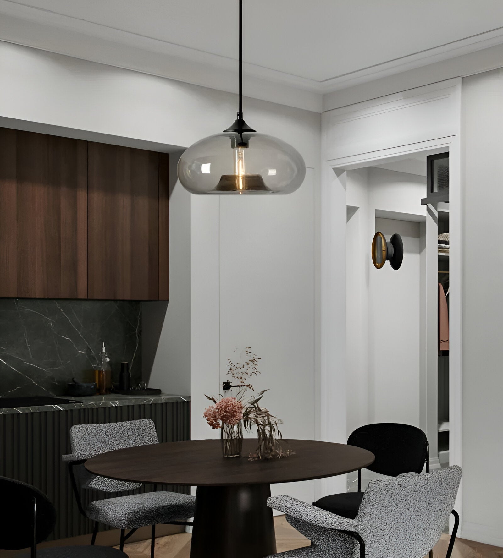 LivelyPop Pendelleuchte - Dekorative Vintage Glas Hängelampen