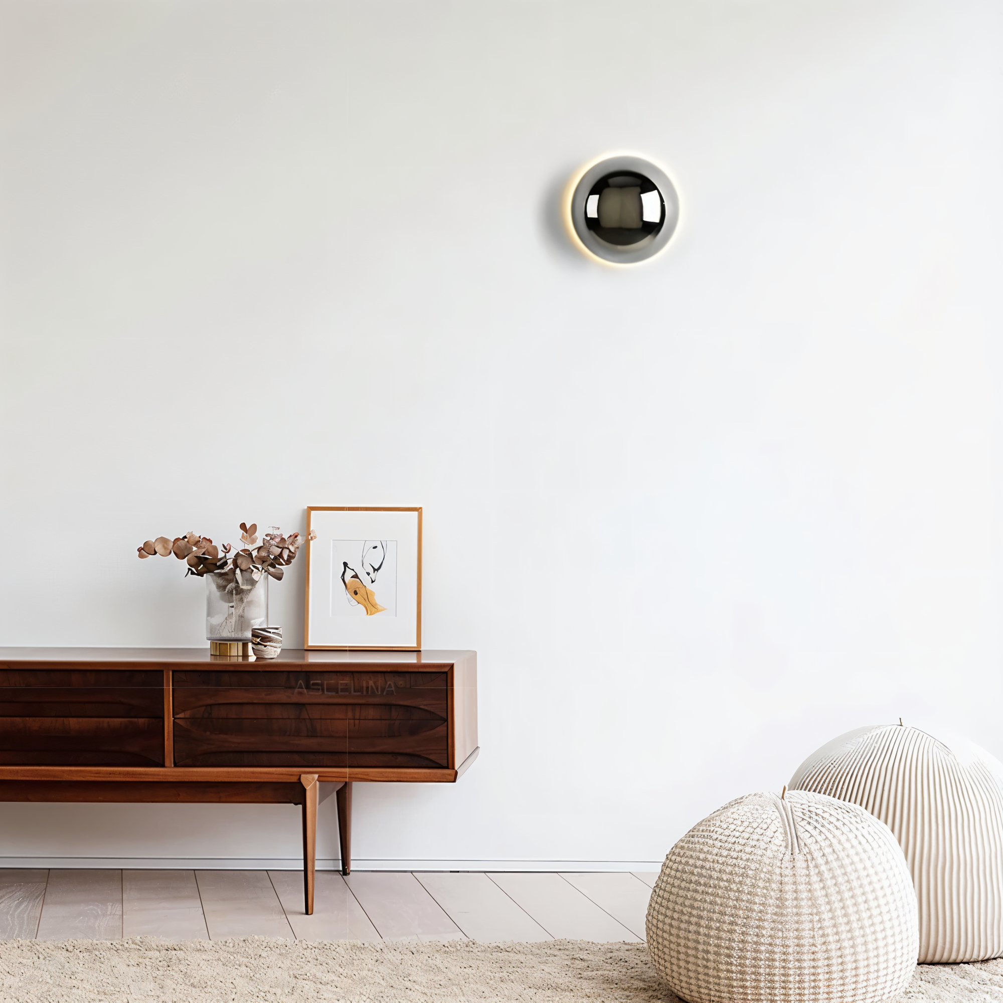 LumiCircle Wandleuchte - Moderne Runde Wandlampe - Energieeffiziente Wandleuchten LED