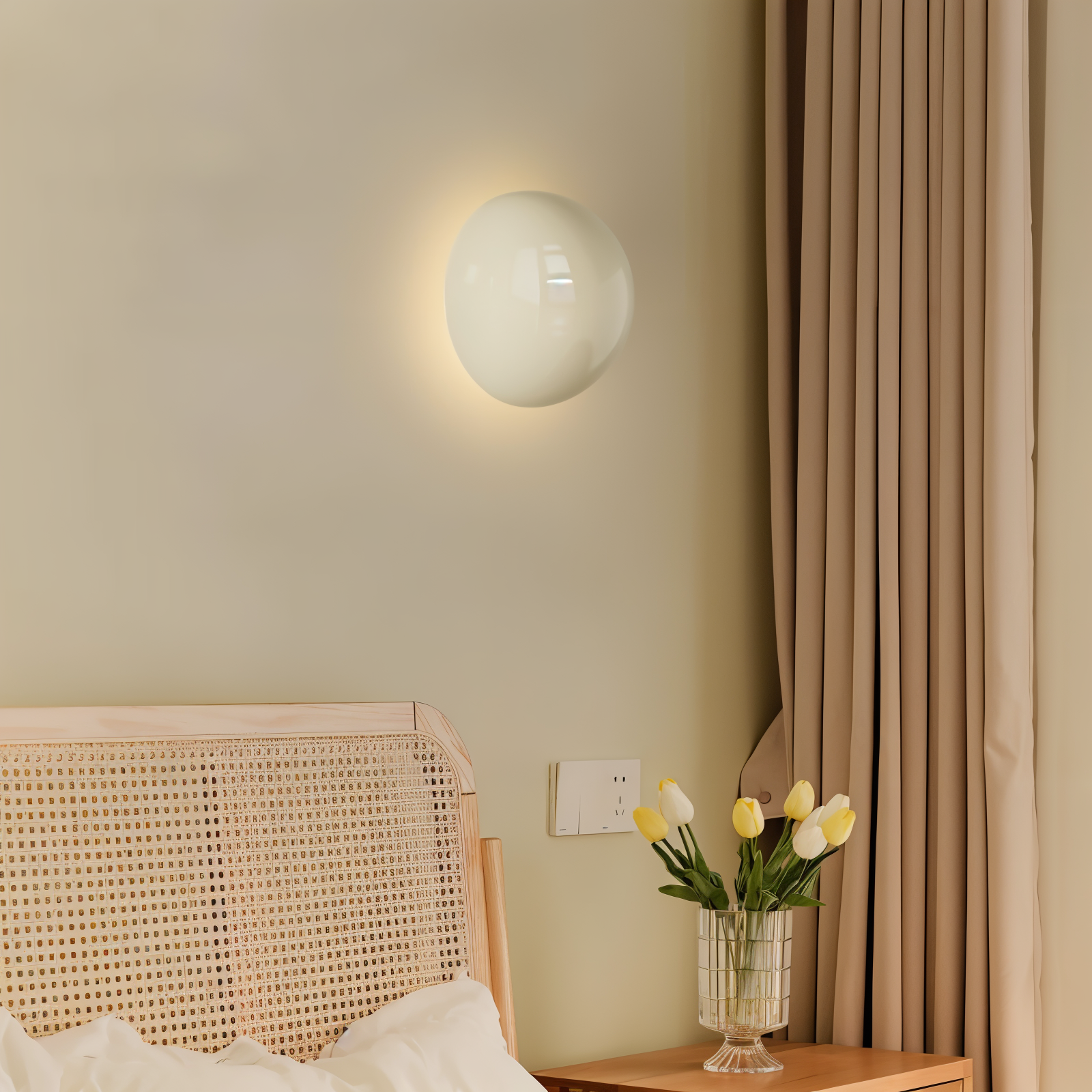 LumiCircle Wandleuchte - Moderne Runde Wandlampe - Energieeffiziente Wandleuchten LED