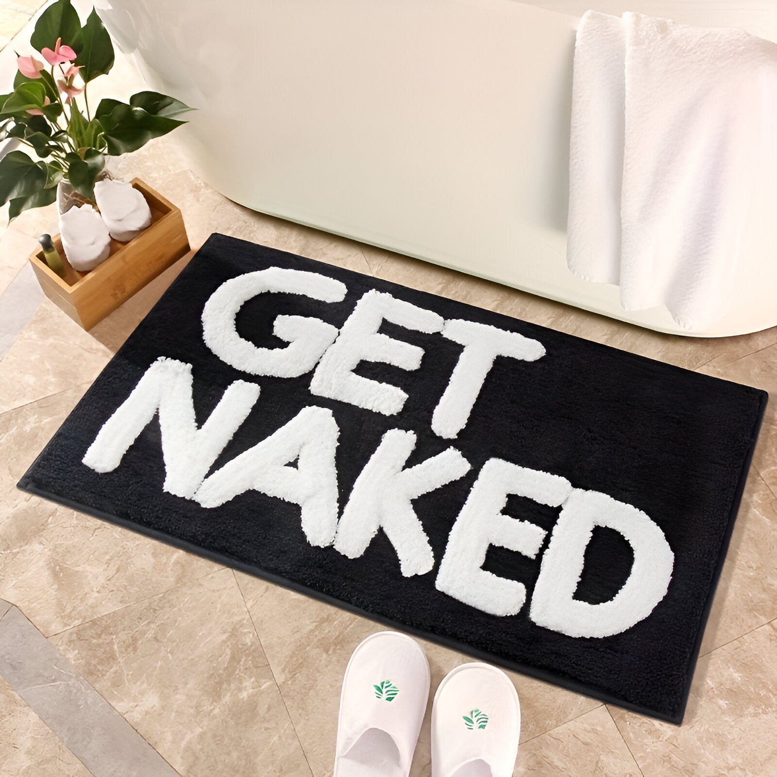 LuxLetter Badematte - Bunte Badematte - Badematten Rutschfest