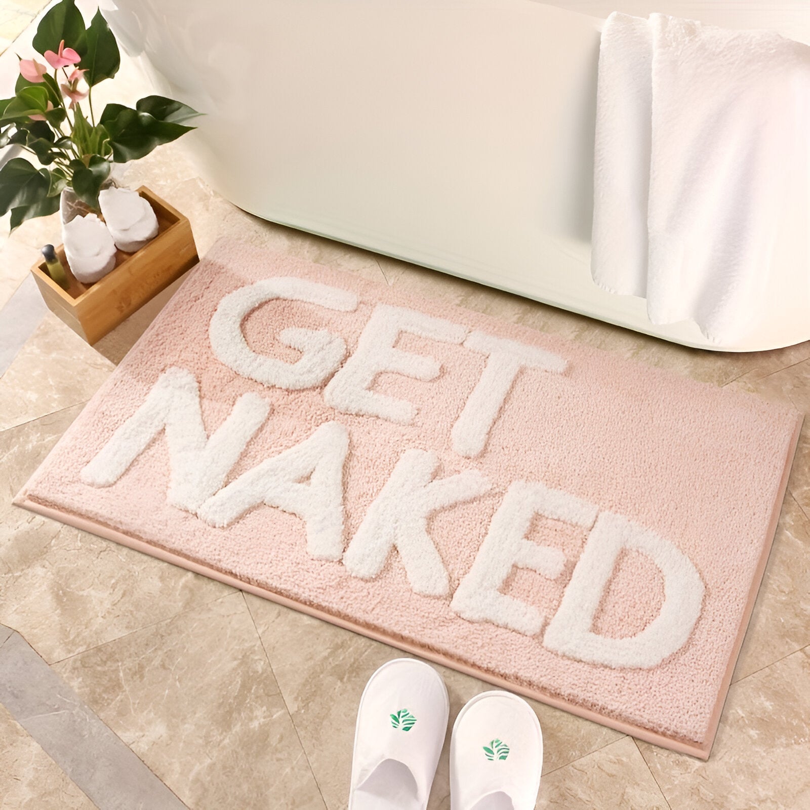 LuxLetter Badematte - Bunte Badematte - Badematten Rutschfest