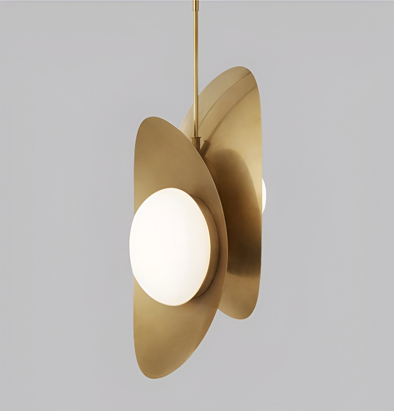 Luxe Pearle Pendelleuchte - Luxuriöse Perlenglaslampe Metall Hängelampe