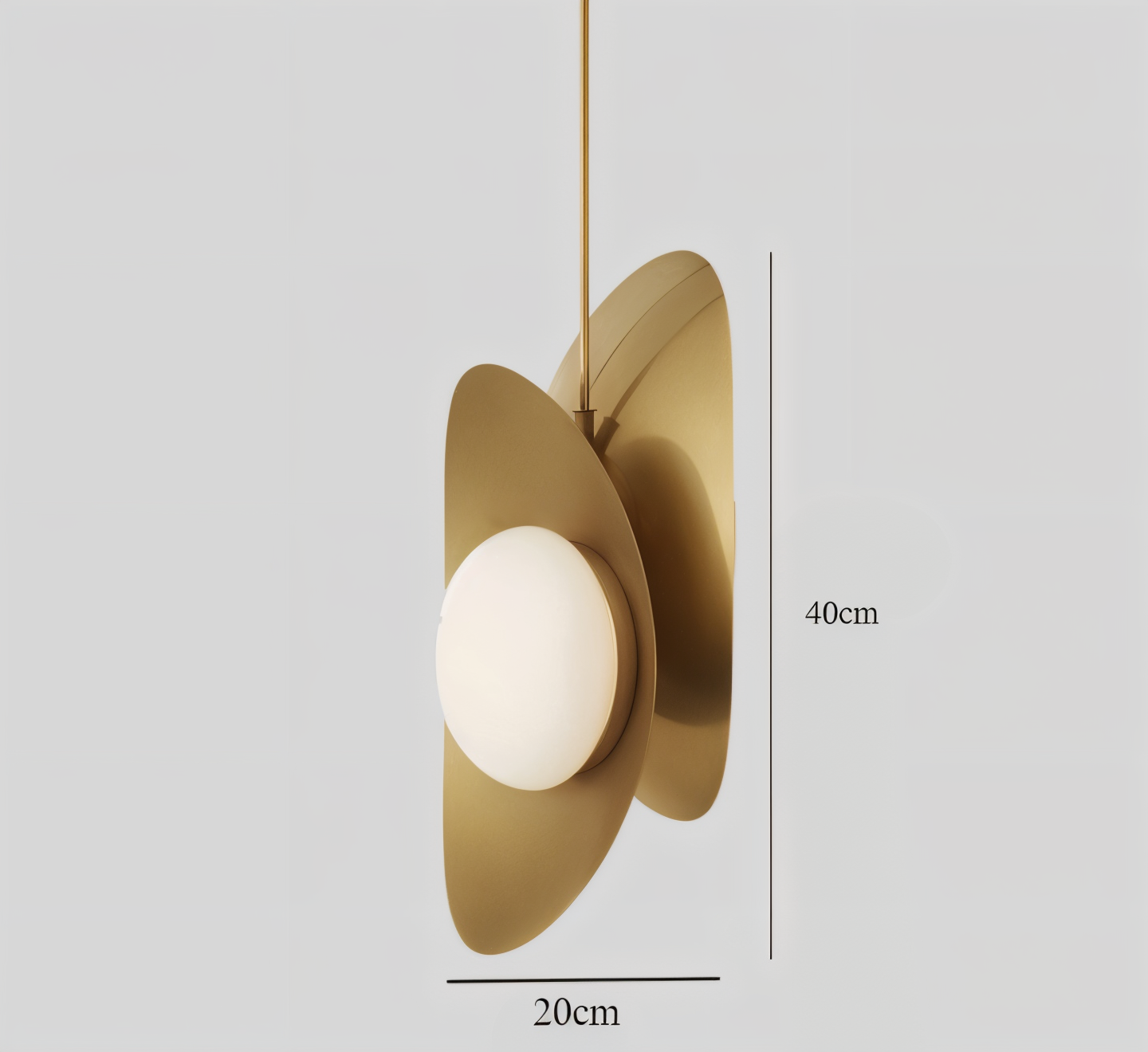 Luxe Pearle Pendelleuchte - Luxuriöse Perlenglaslampe Metall Hängelampe