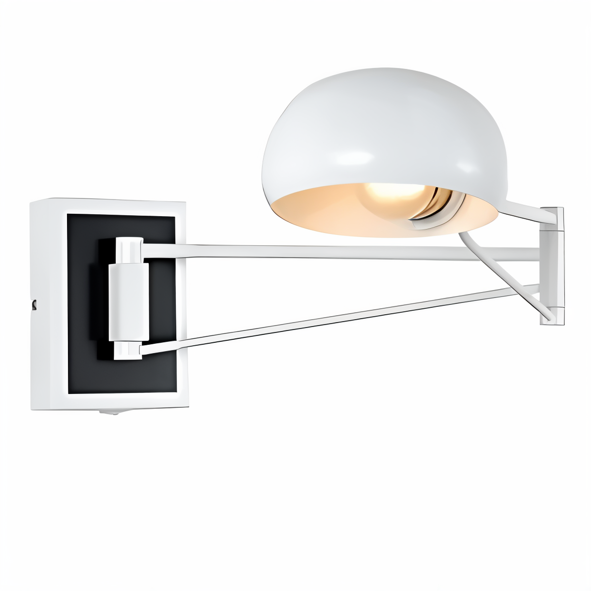 LuxiFlex Wandleuchte - Verstellbare Metallic Langarm Wandlampe - Moderne E27 Macaron Wandleuchten LED