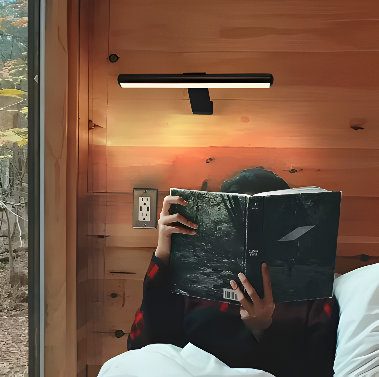 MagniLite Wandleuchte - 120° Drehbare Kabellose Wandleuchte - USB Wiederaufladbare Wandleuchten LED