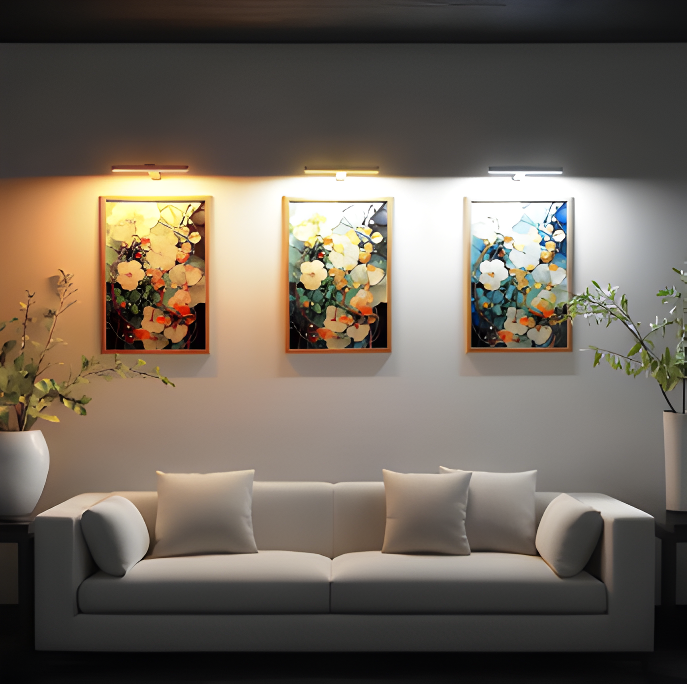 MagniLite Wandleuchte - 120° Drehbare Kabellose Wandleuchte - USB Wiederaufladbare Wandleuchten LED