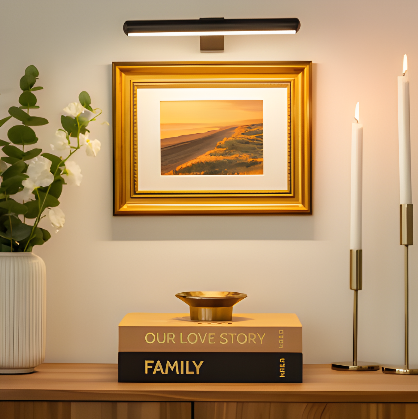 MagniLite Wandleuchte - 120° Drehbare Kabellose Wandleuchte - USB Wiederaufladbare Wandleuchten LED