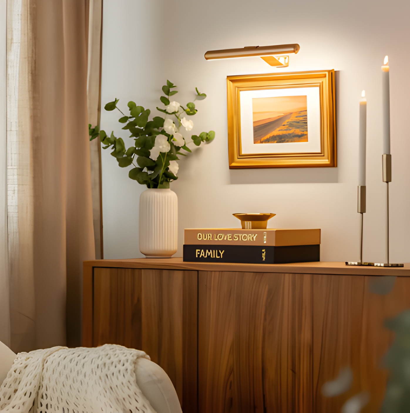 MagniLite Wandleuchte - 120° Drehbare Kabellose Wandleuchte - USB Wiederaufladbare Wandleuchten LED