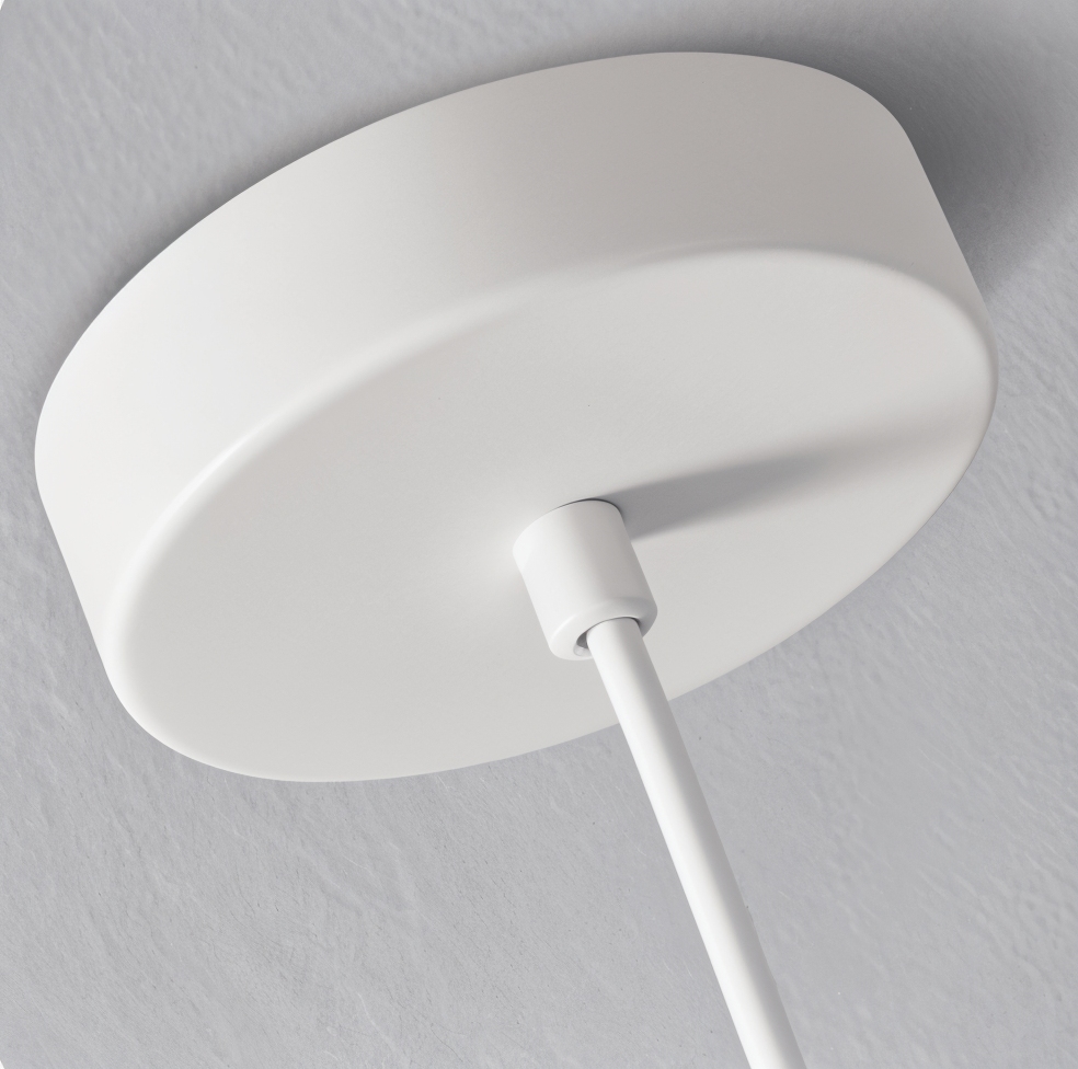 MiniLog HängespotLicht - Nordische Holzmaserung Metall Pendelleuchte