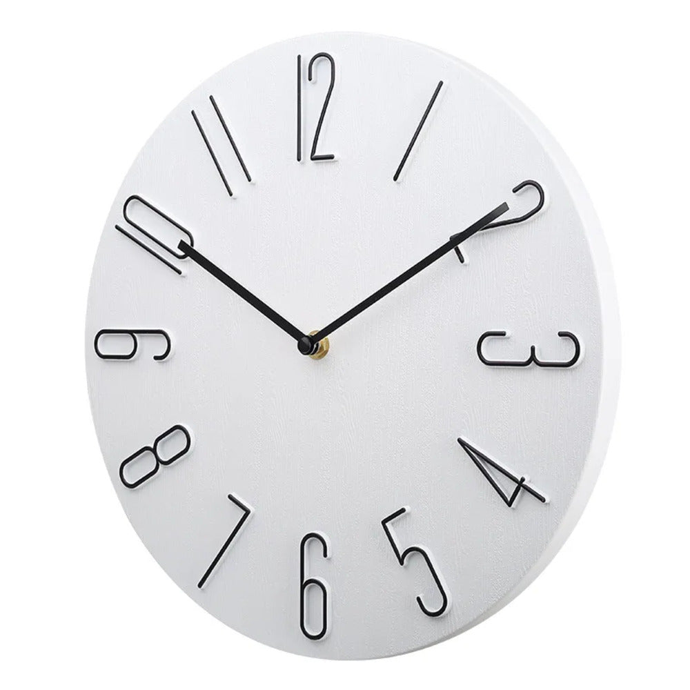Moderne Minimalistische Stille Uhr – Stilvolle Wanduhr