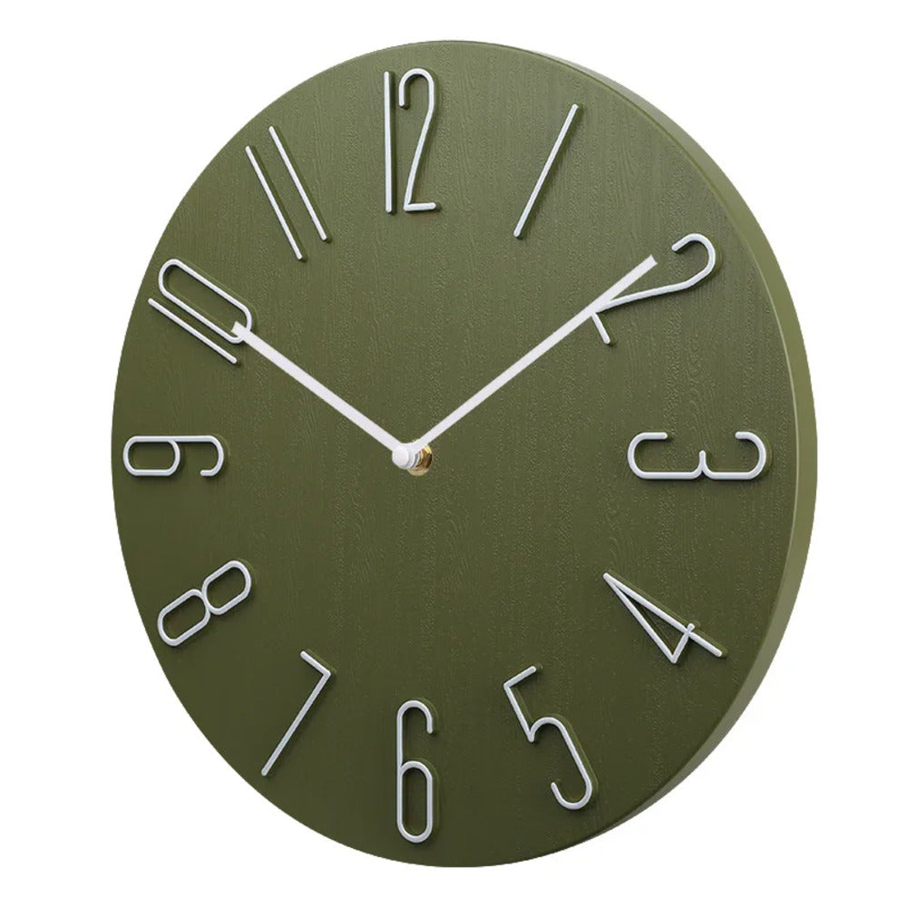 Moderne Minimalistische Stille Uhr – Stilvolle Wanduhr