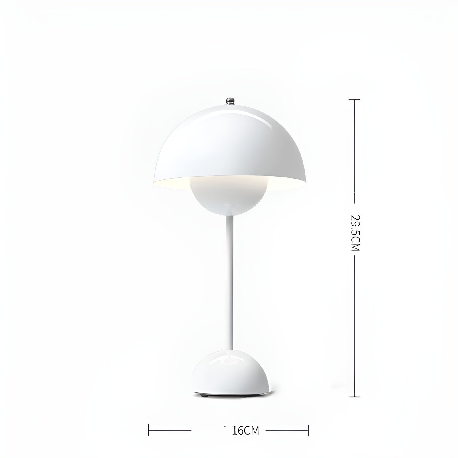 Elegant Glow Kabellose Tischlampe - Modern Touch LED Mushroom Tischleuchte